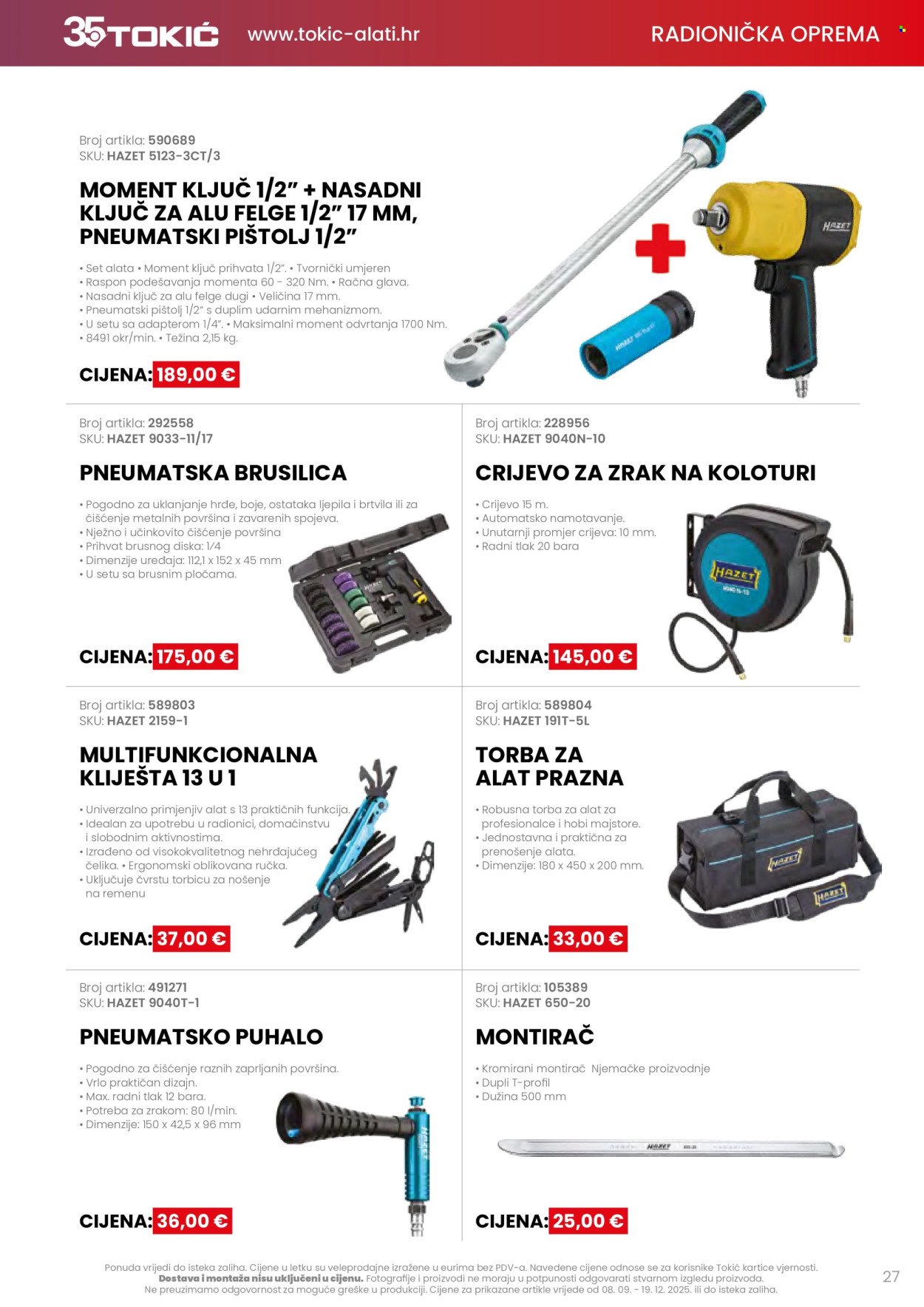 TOKIĆ katalog - Akcija alata i servisne opreme