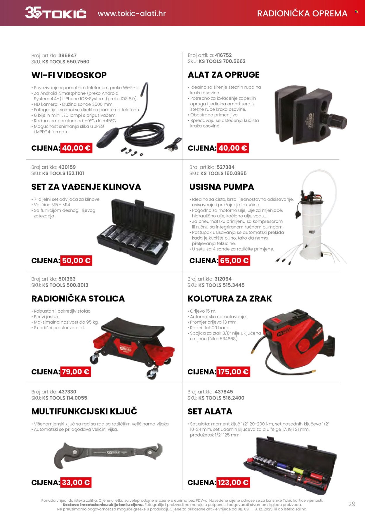 TOKIĆ katalog - Akcija alata i servisne opreme