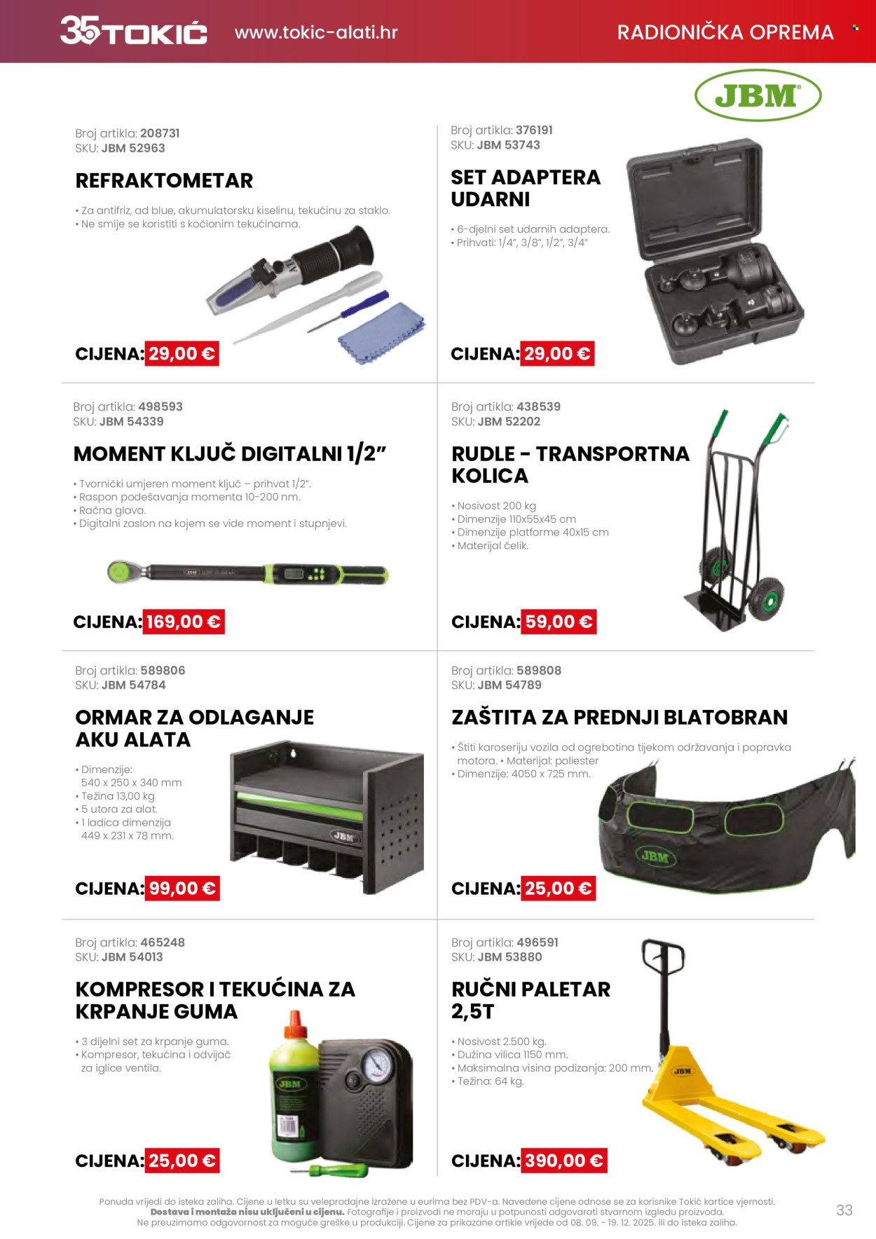 TOKIĆ katalog - Akcija alata i servisne opreme