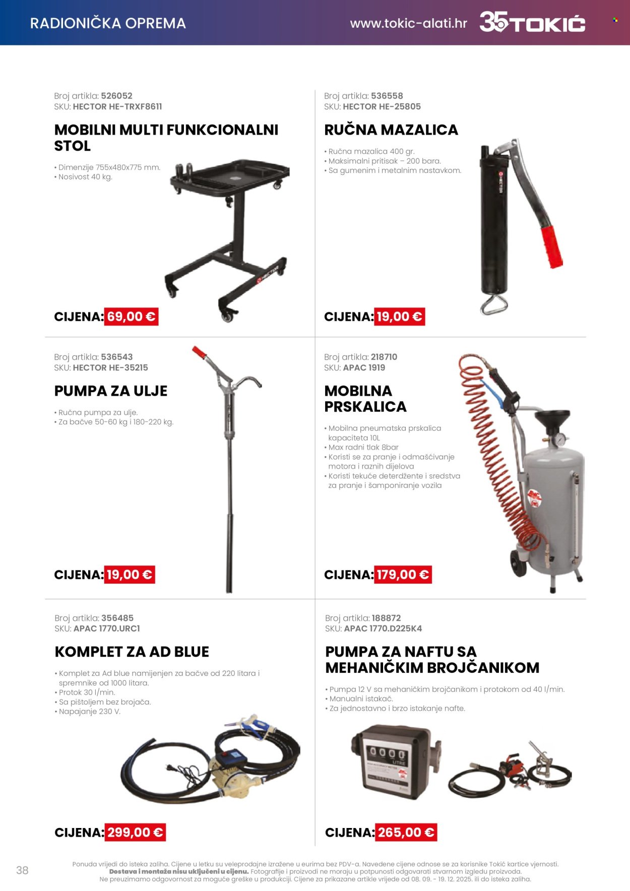 TOKIĆ katalog - Akcija alata i servisne opreme