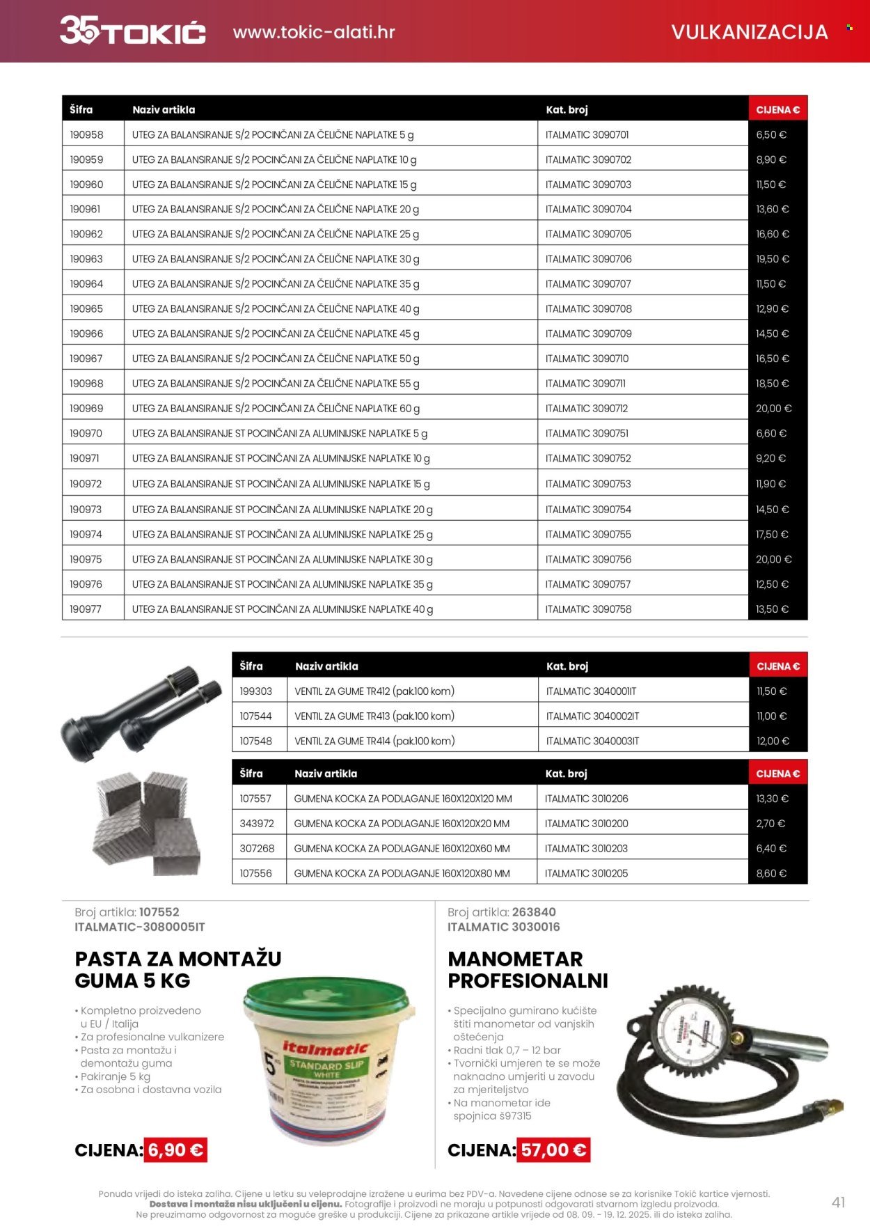 TOKIĆ katalog - Akcija alata i servisne opreme