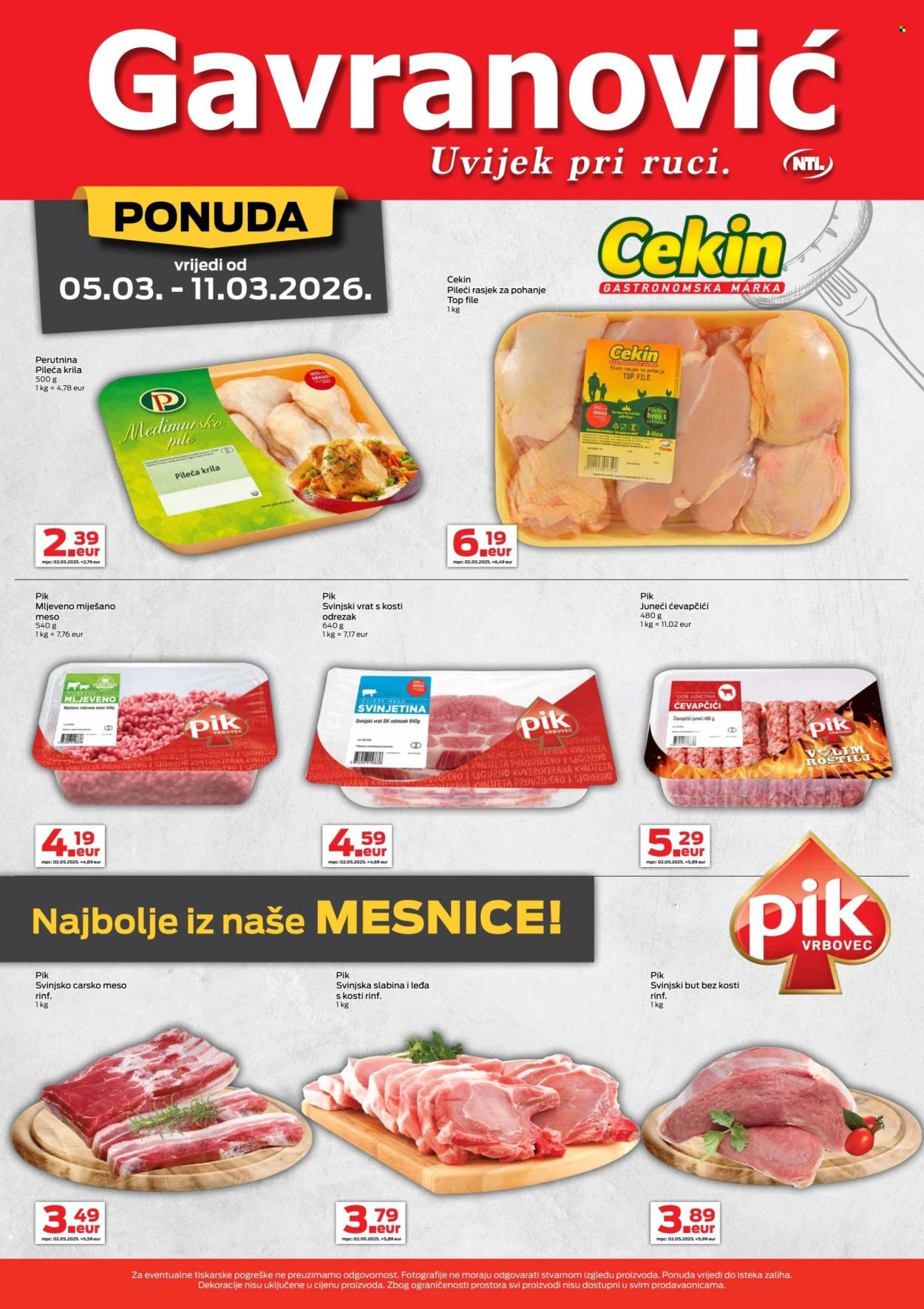 GAVRANOVIĆ katalog - Od četvrtka 05.03.2026.