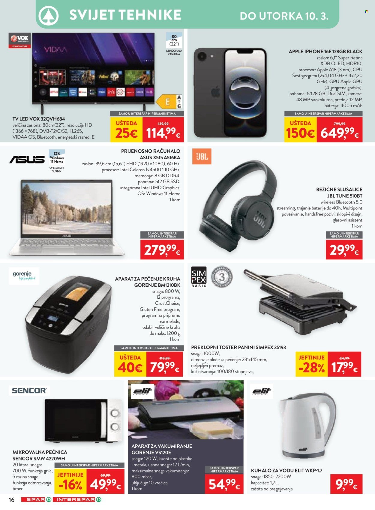 INTERSPAR katalog - ponuda neprehrane