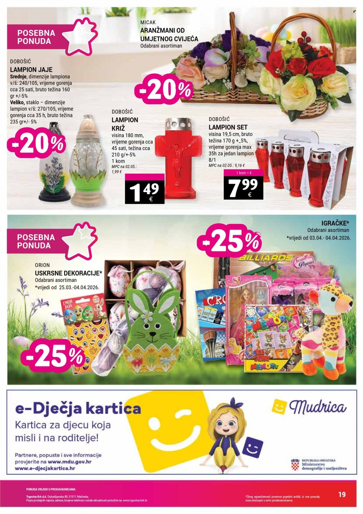 TRGOVINA KRK katalog - Od ponedeljka 16.03.2026.