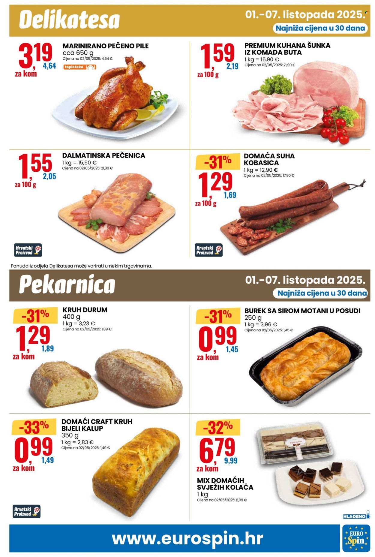 EUROSPIN katalog - Od srijede 01.10.2025.
