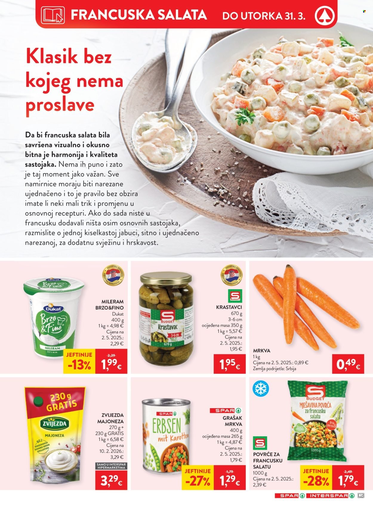 SPAR katalog - Od srijede 25.03.2026.