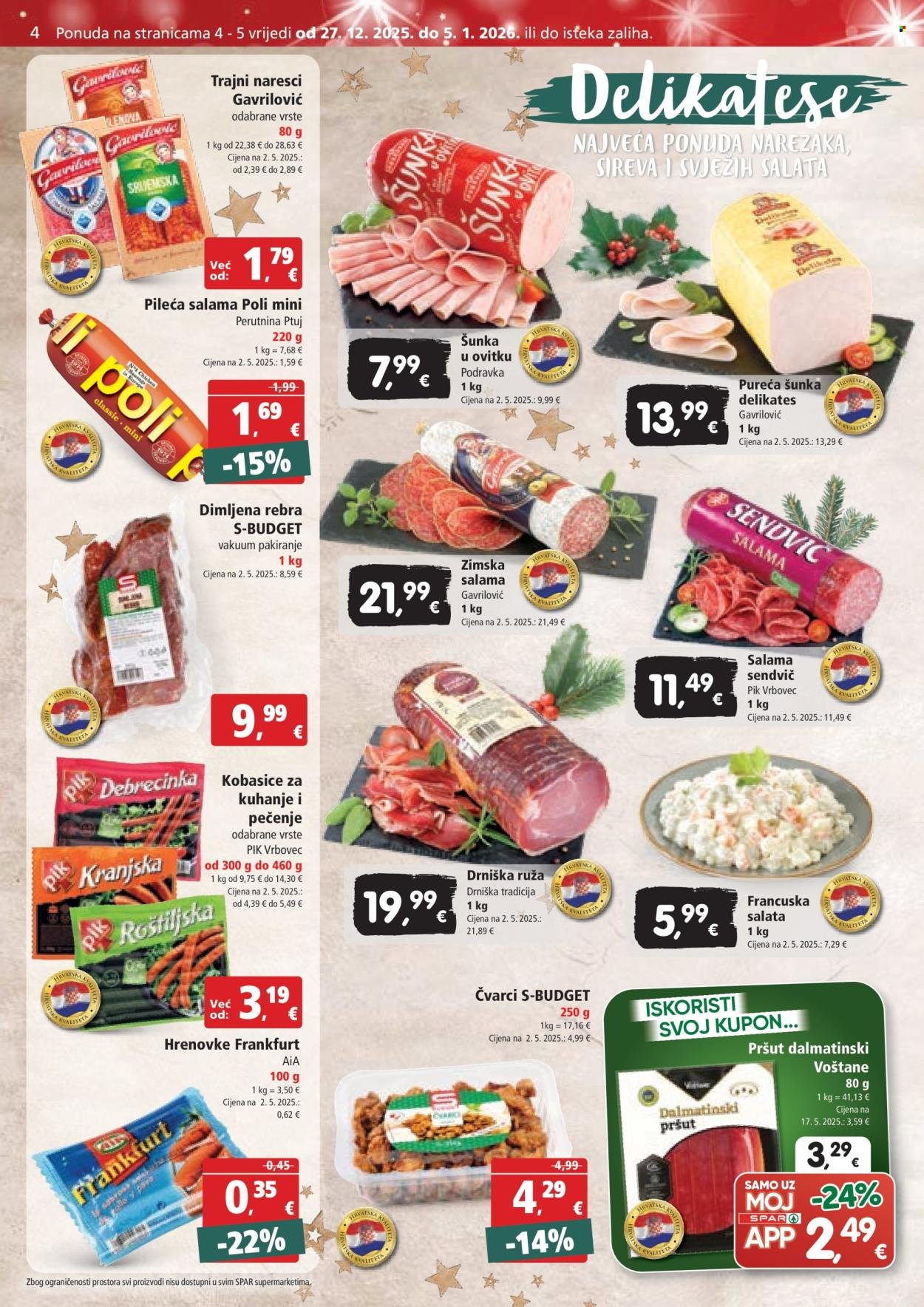 SPAR katalog - Od subote 27.12.2025.