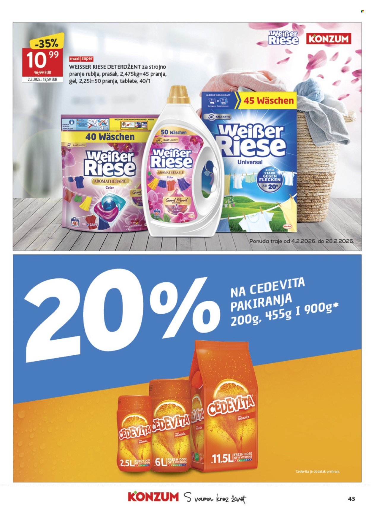 KONZUM katalog - Od srijede 04.02.2026.
