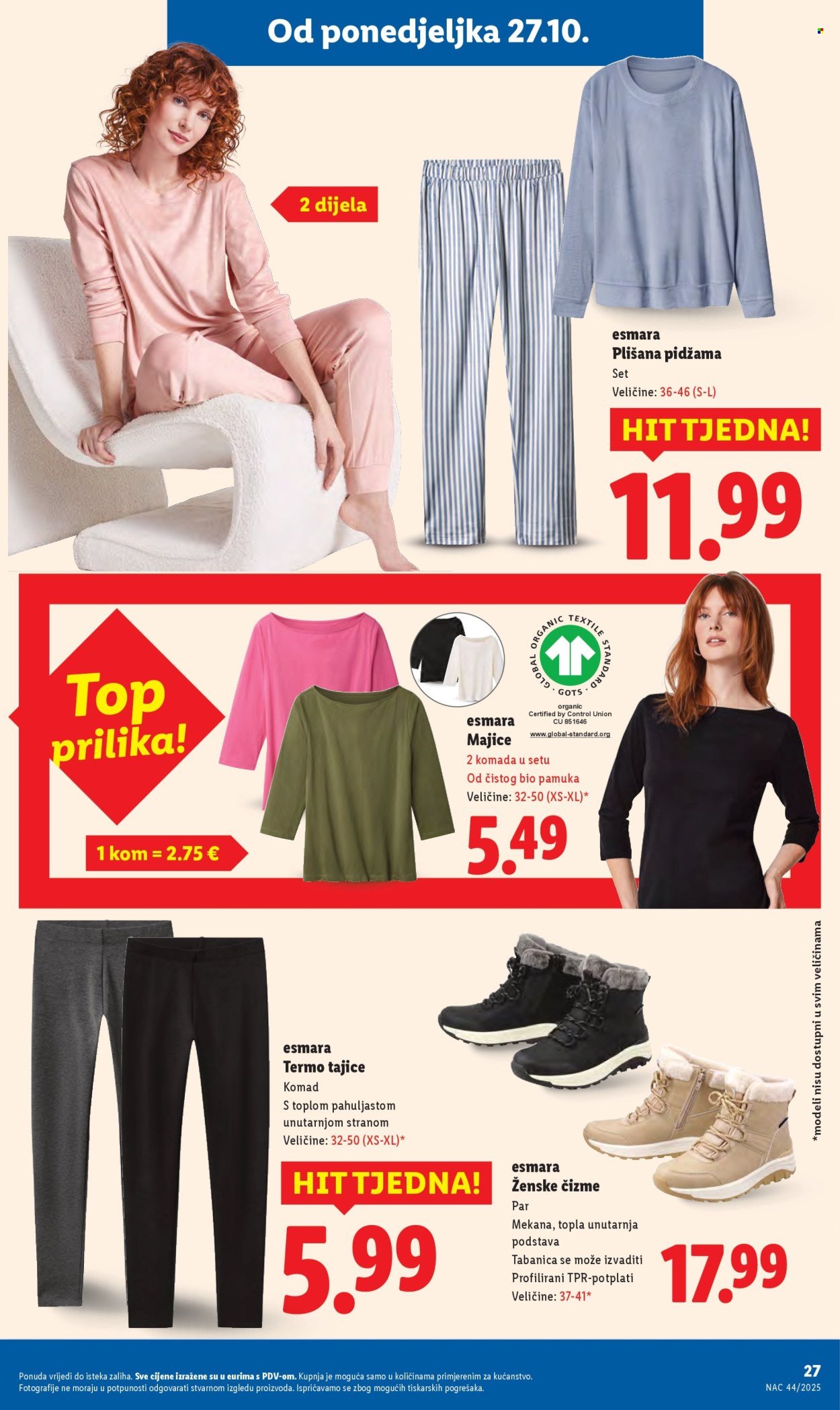 LIDL katalog - Od ponedeljka 27.10.2025.