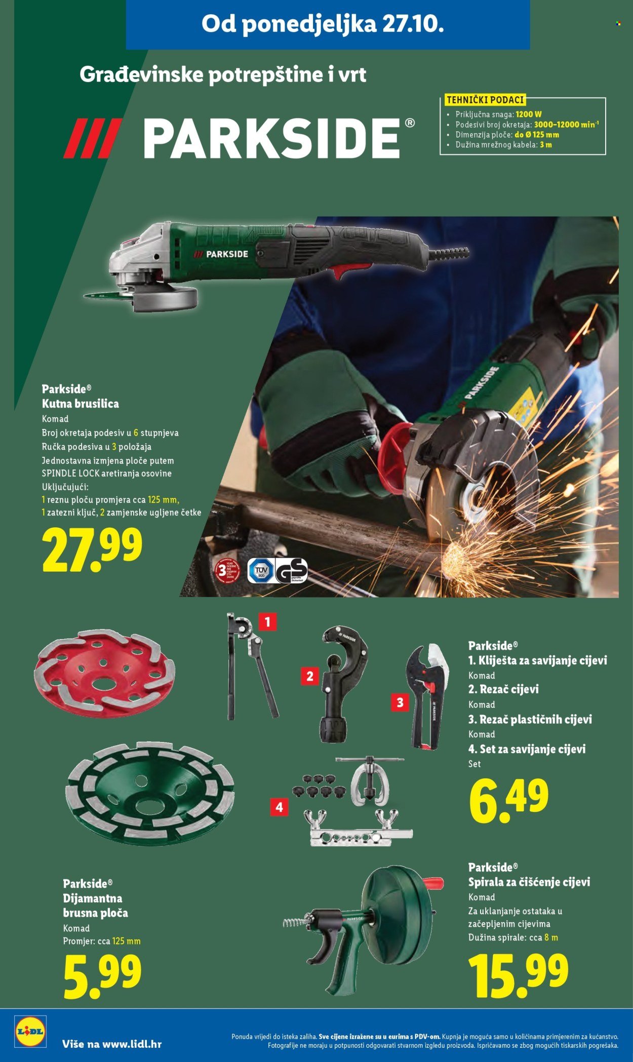 LIDL katalog - Od ponedeljka 27.10.2025.