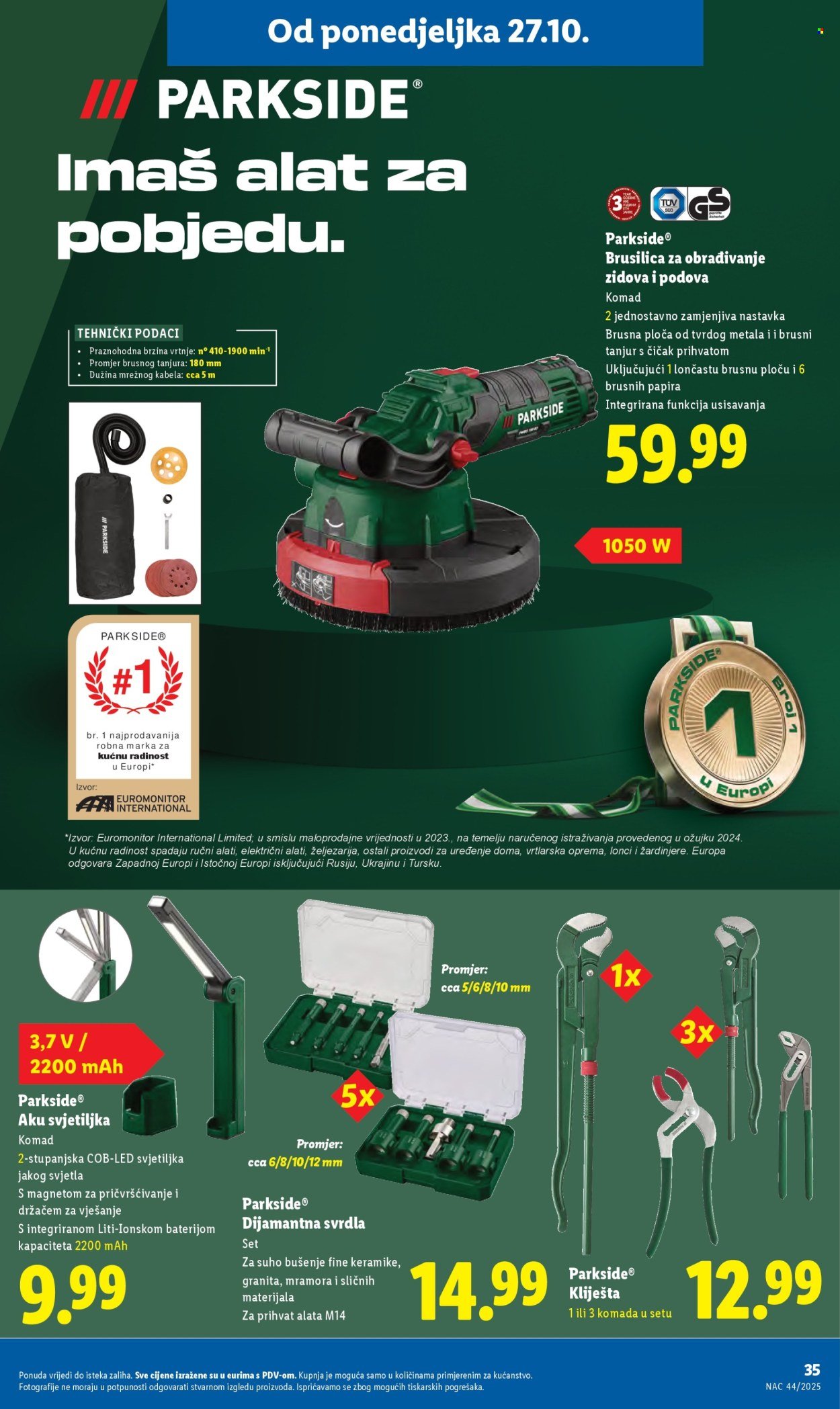 LIDL katalog - Od ponedeljka 27.10.2025.