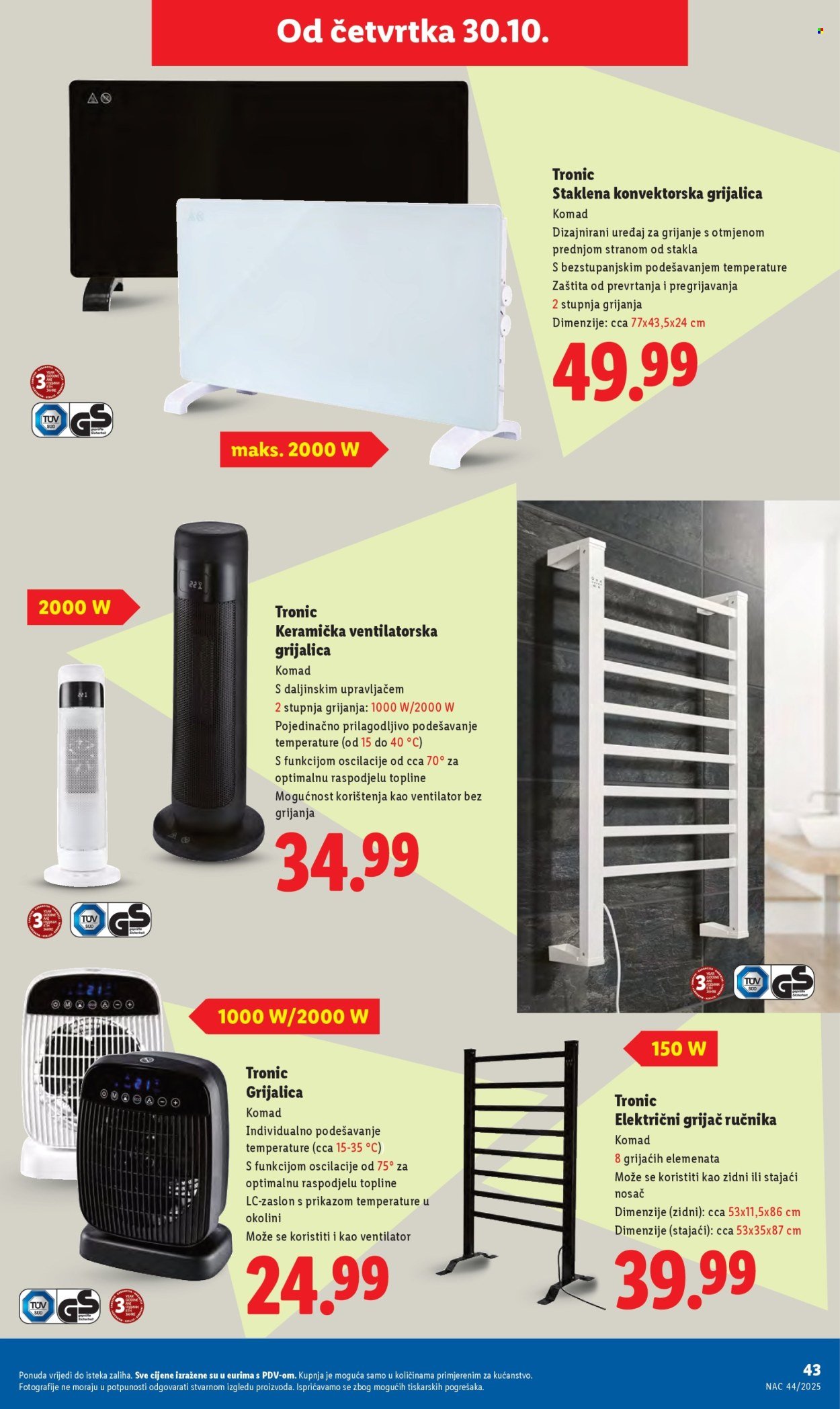 LIDL katalog - Od ponedeljka 27.10.2025.