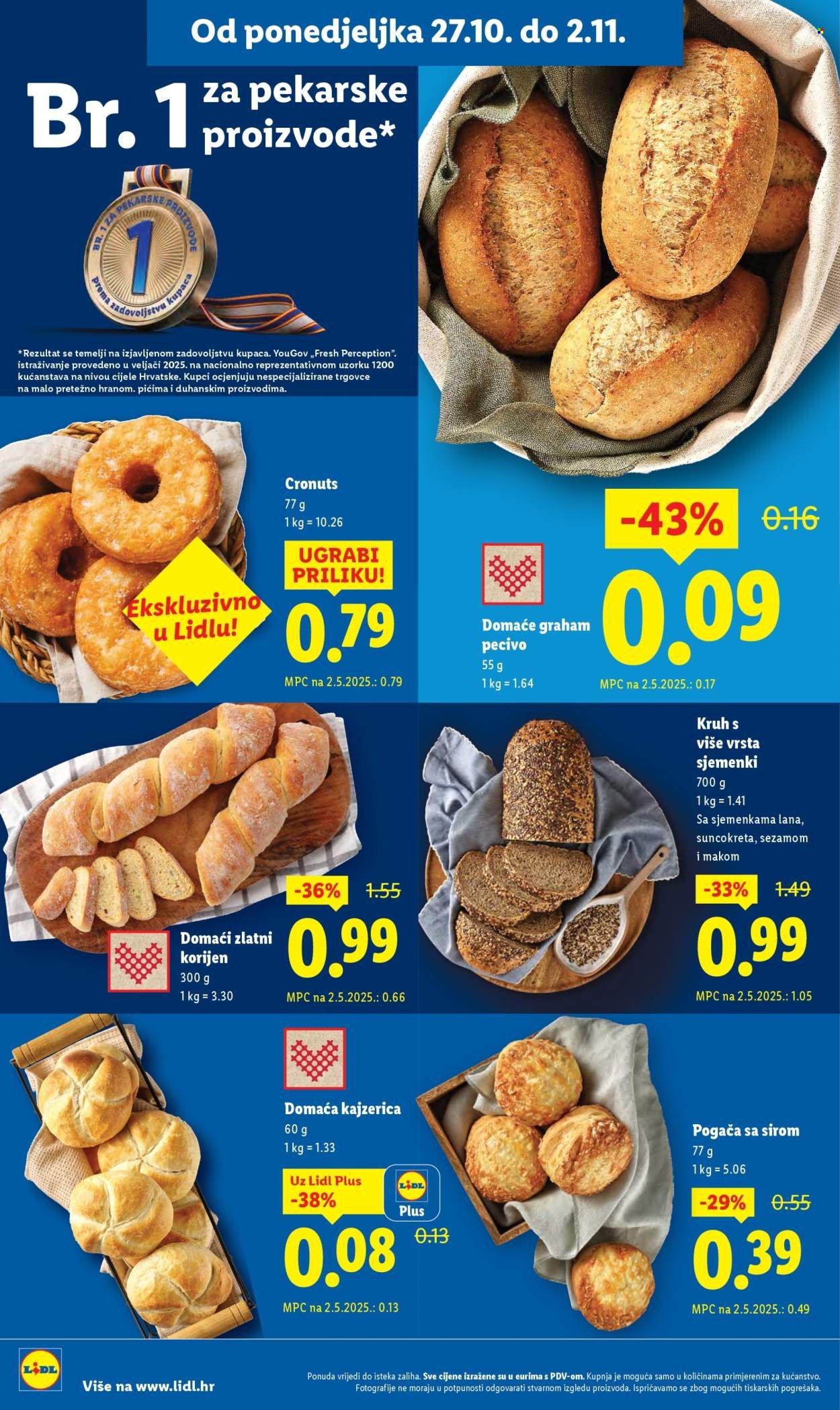 LIDL katalog - Od ponedeljka 27.10.2025.