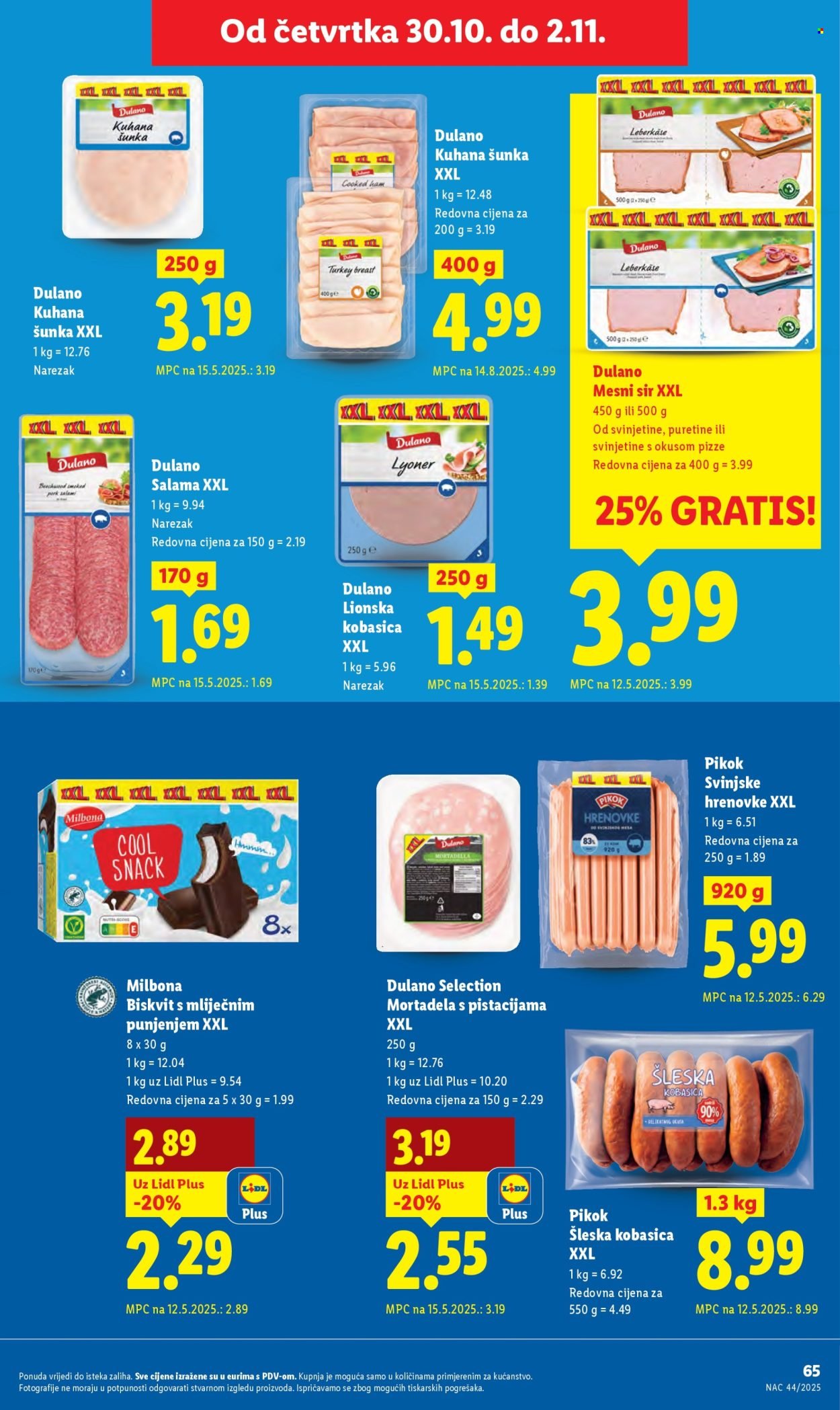 LIDL katalog - Od ponedeljka 27.10.2025.
