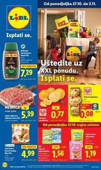 LIDL katalog - Od ponedeljka 27.10.2025.
