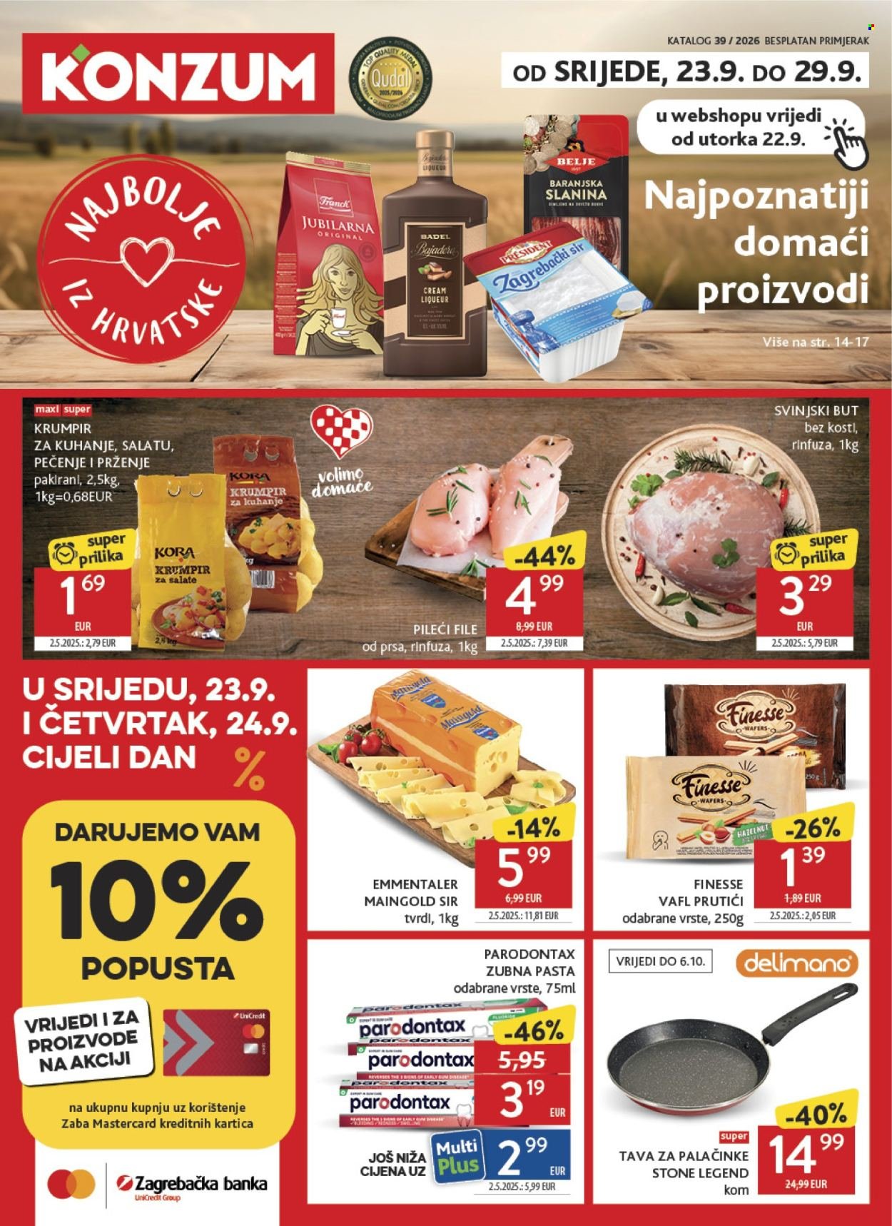 KONZUM katalog - Od srijede 23.09.2026.