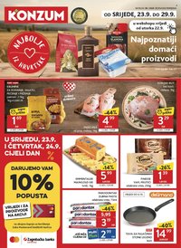 KONZUM katalog - Od srijede 23.09.2026.