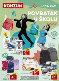 KONZUM katalog - POVRATAK U ŠKOLU