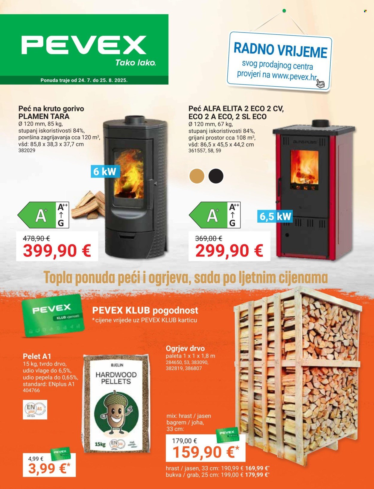 PEVEX katalog - Od četvrtka 24.07.2025.
