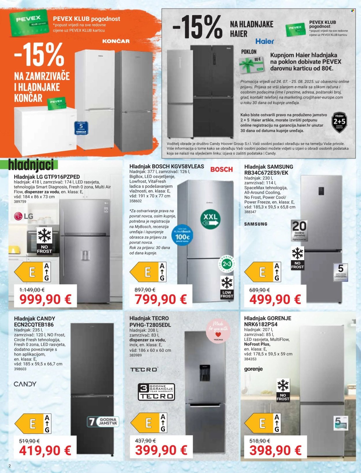 PEVEX katalog - Od četvrtka 24.07.2025.