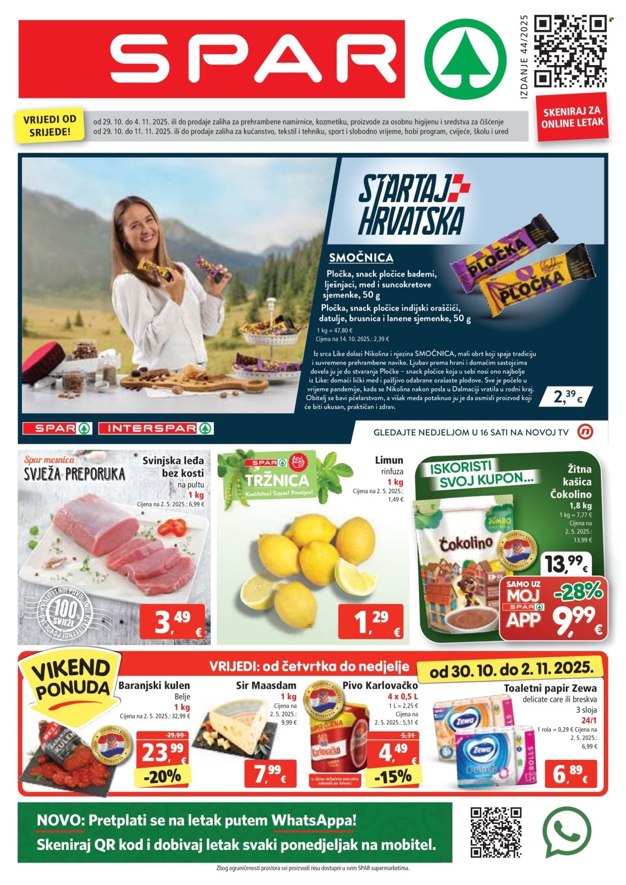 SPAR katalog - Od srijede 29.10.2025.