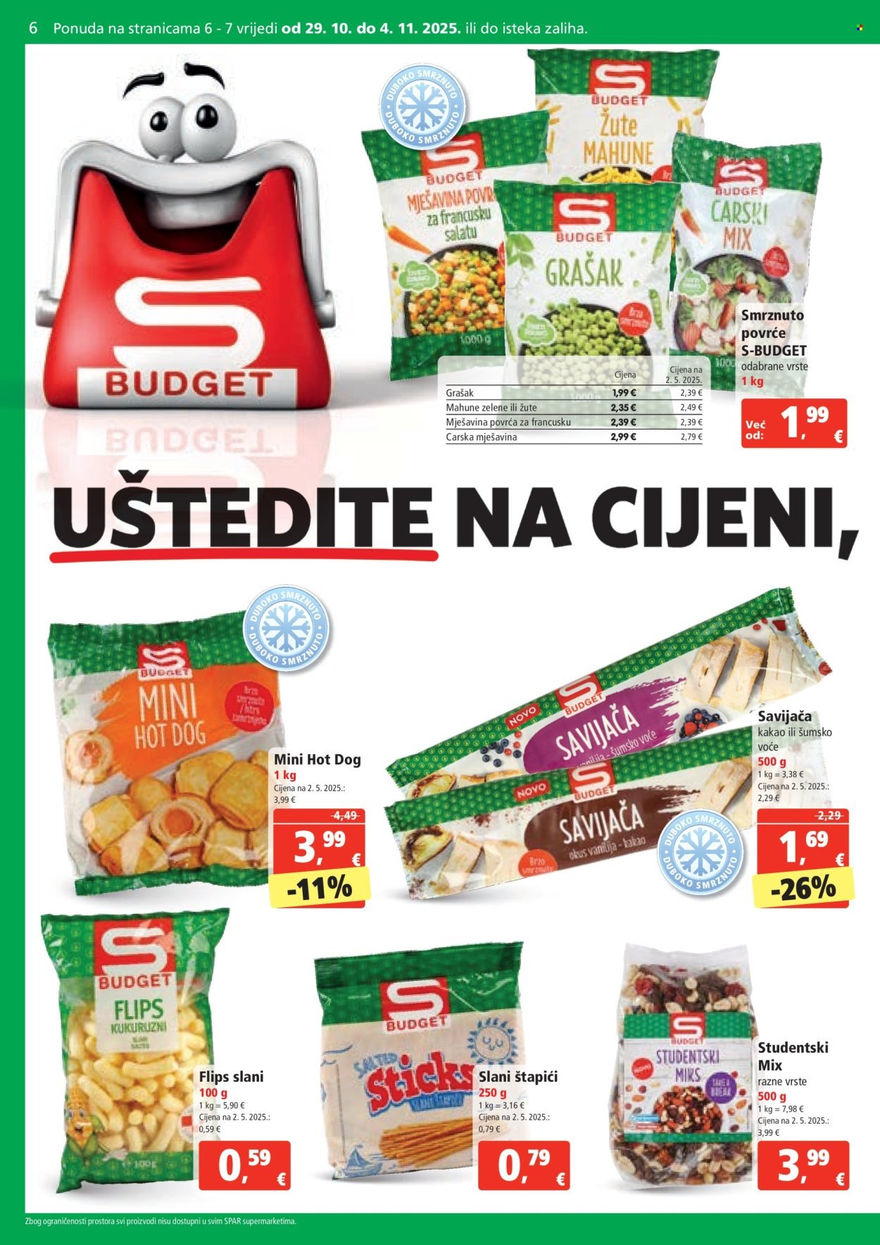 SPAR katalog - Od srijede 29.10.2025.