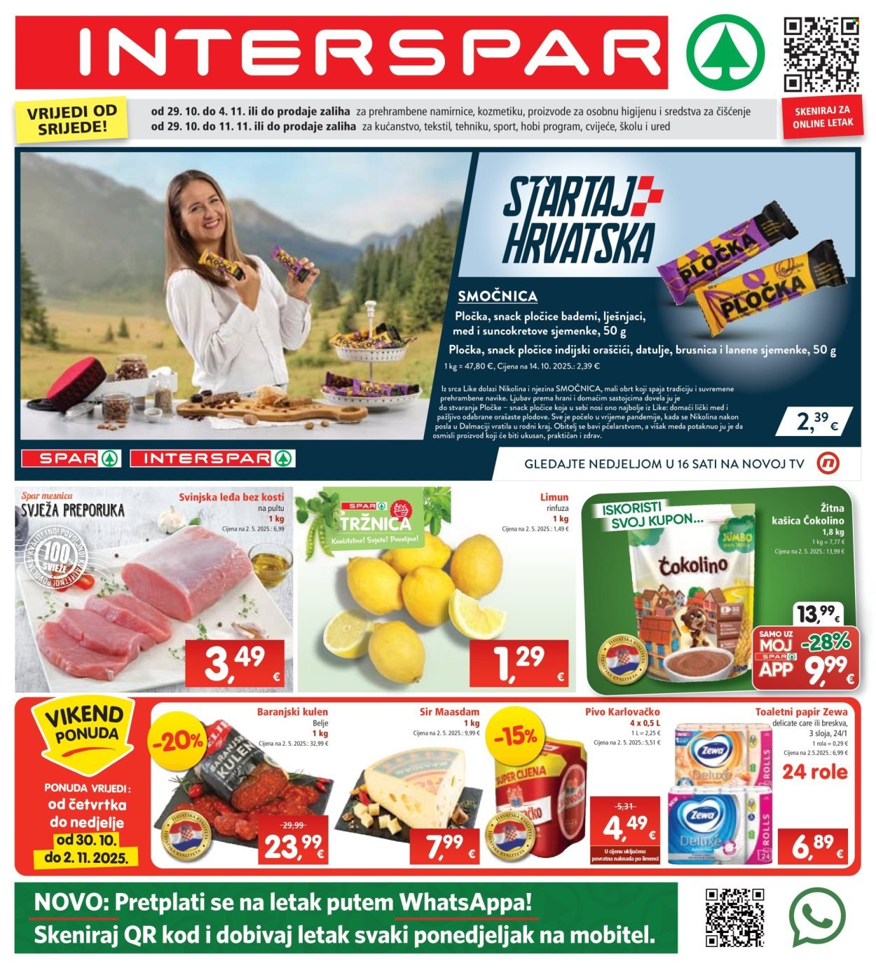 INTERSPAR katalog - Od srijede 29.10.2025.