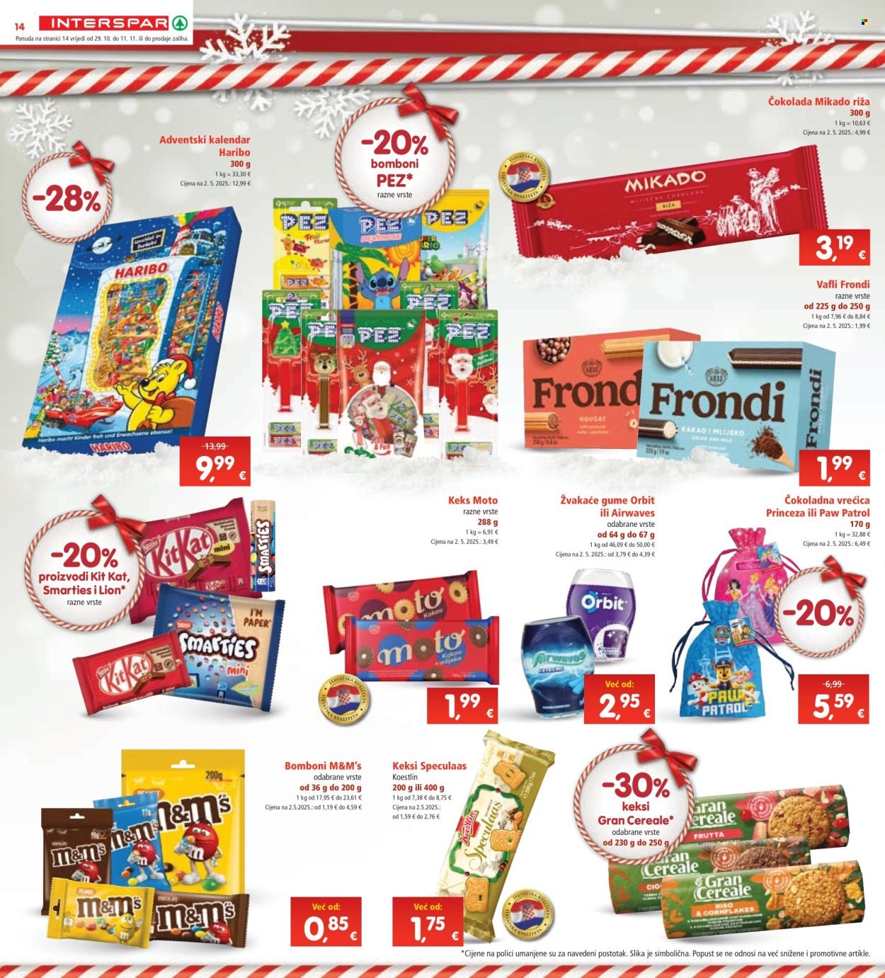 INTERSPAR katalog - Od srijede 29.10.2025.