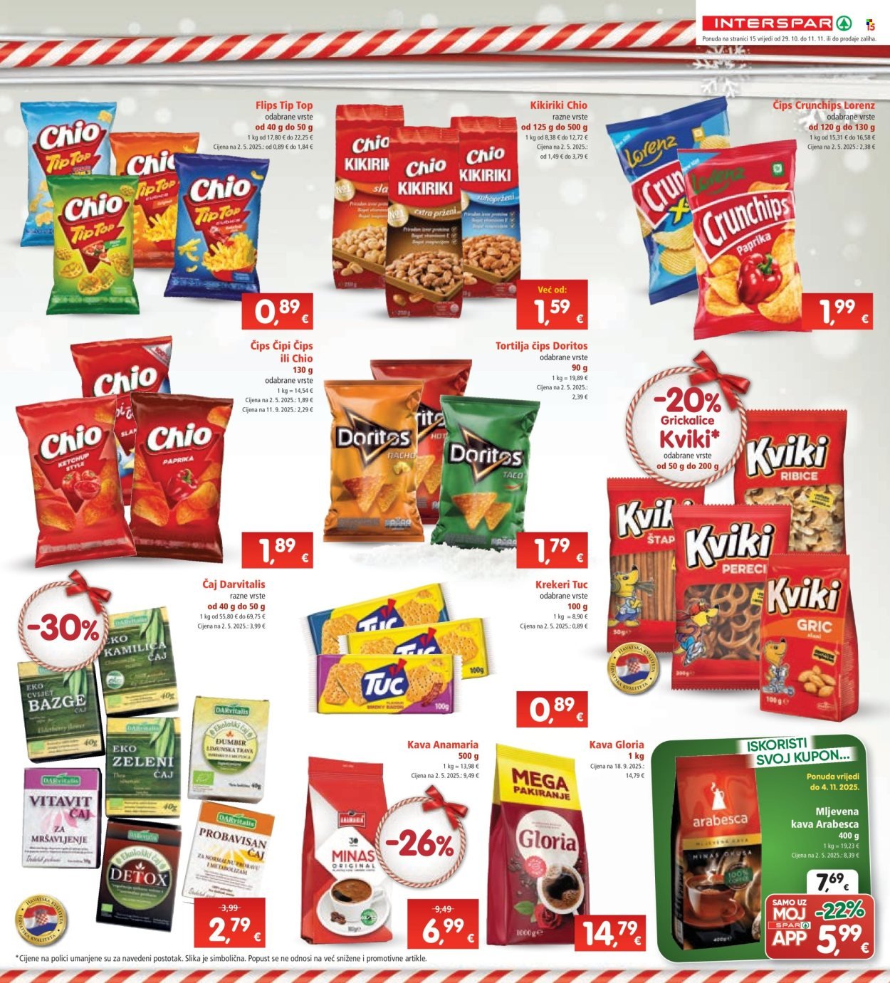 INTERSPAR katalog - Od srijede 29.10.2025.
