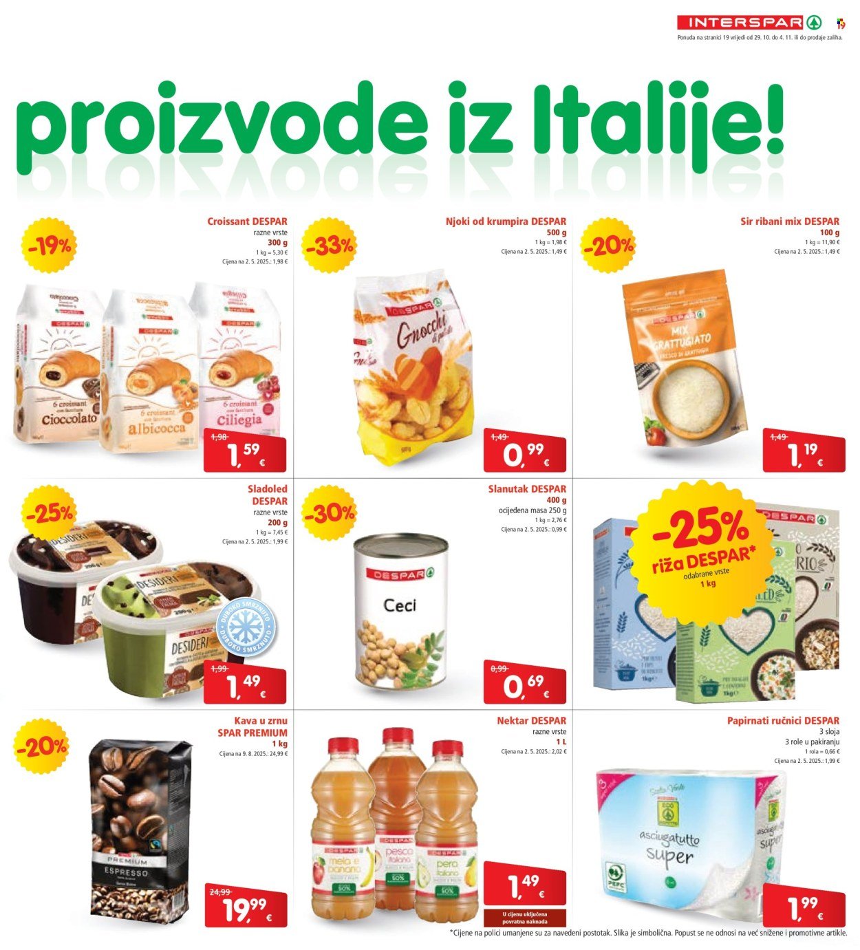 INTERSPAR katalog - Od srijede 29.10.2025.