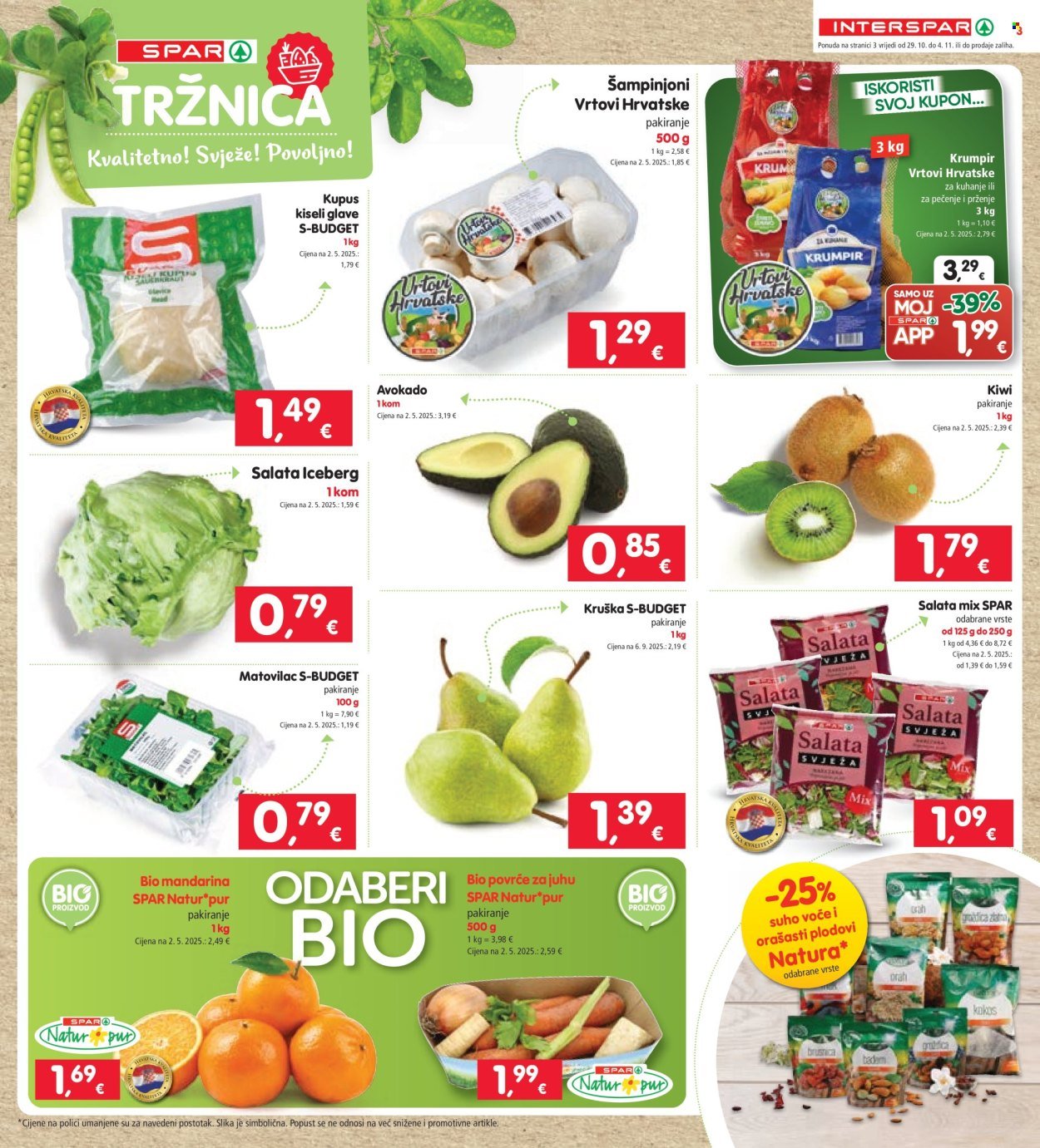 INTERSPAR katalog - Od srijede 29.10.2025.