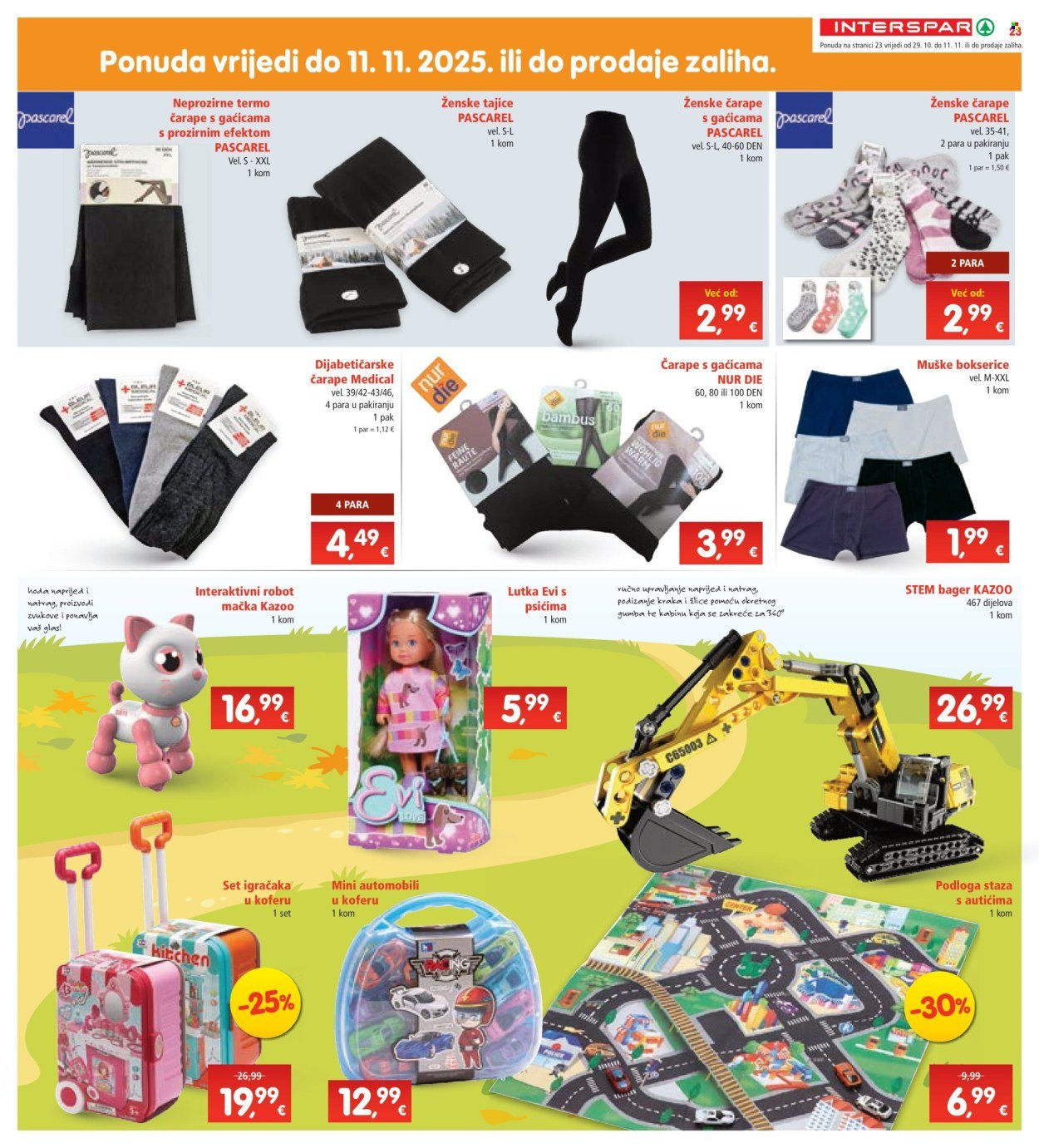 INTERSPAR katalog - Od srijede 29.10.2025.