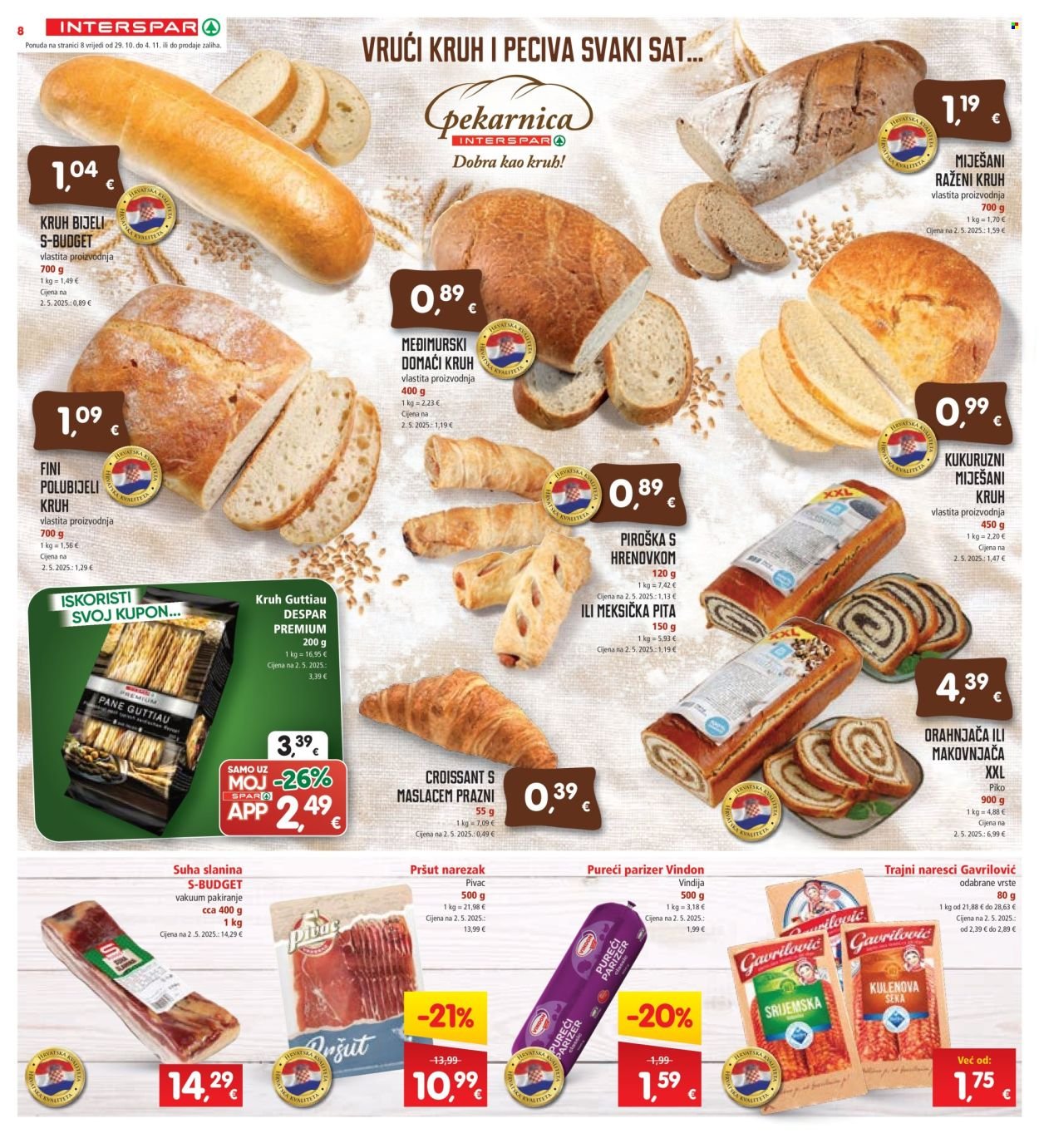 INTERSPAR katalog - Od srijede 29.10.2025.