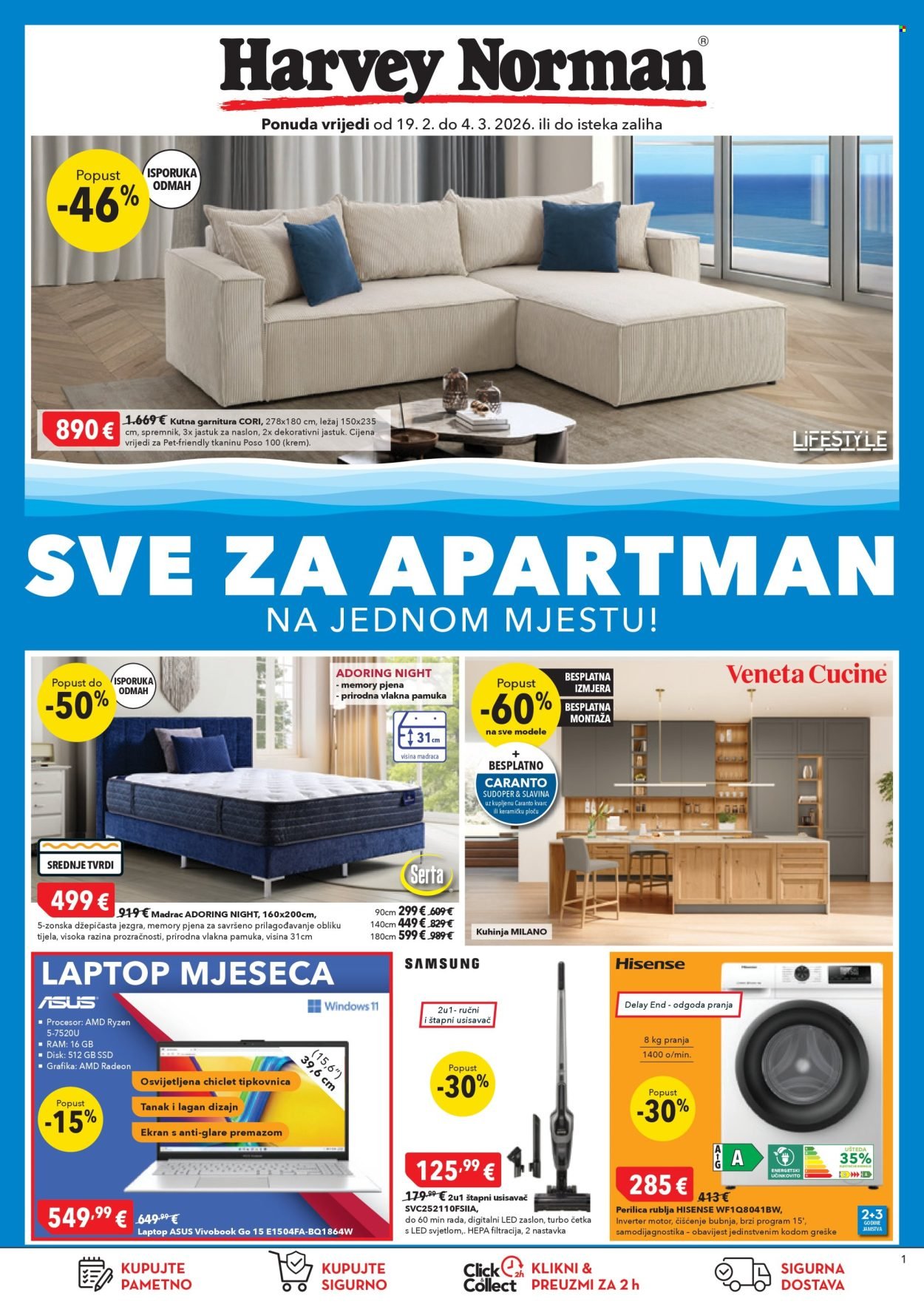 HARVEY NORMAN katalog - Sve za apartman na jednom mjestu!