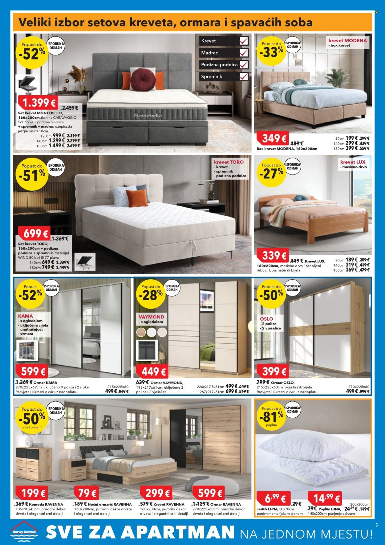 HARVEY NORMAN katalog - Sve za apartman na jednom mjestu!