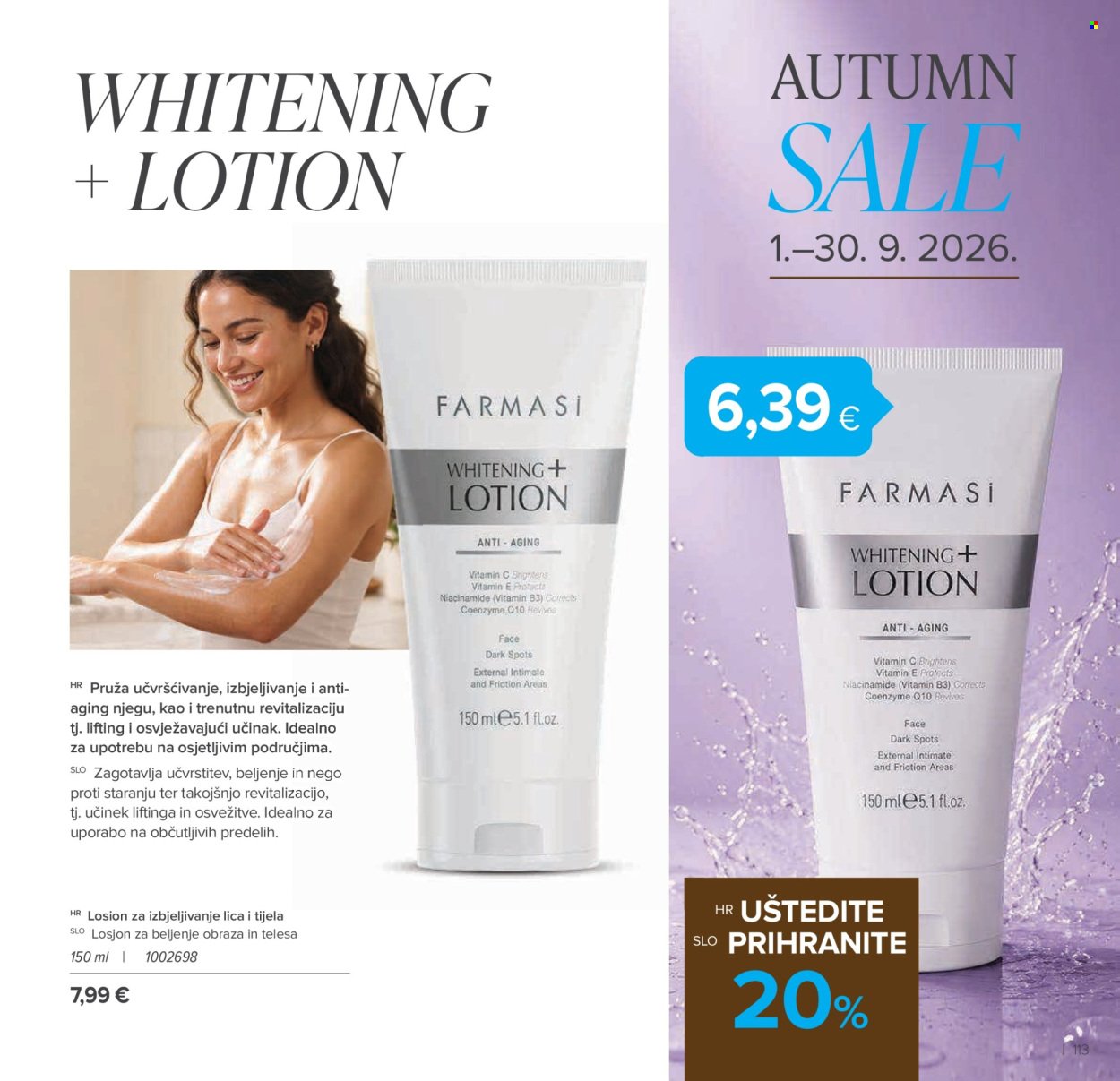 FARMASI katalog - Od utorka 01.09.2026.