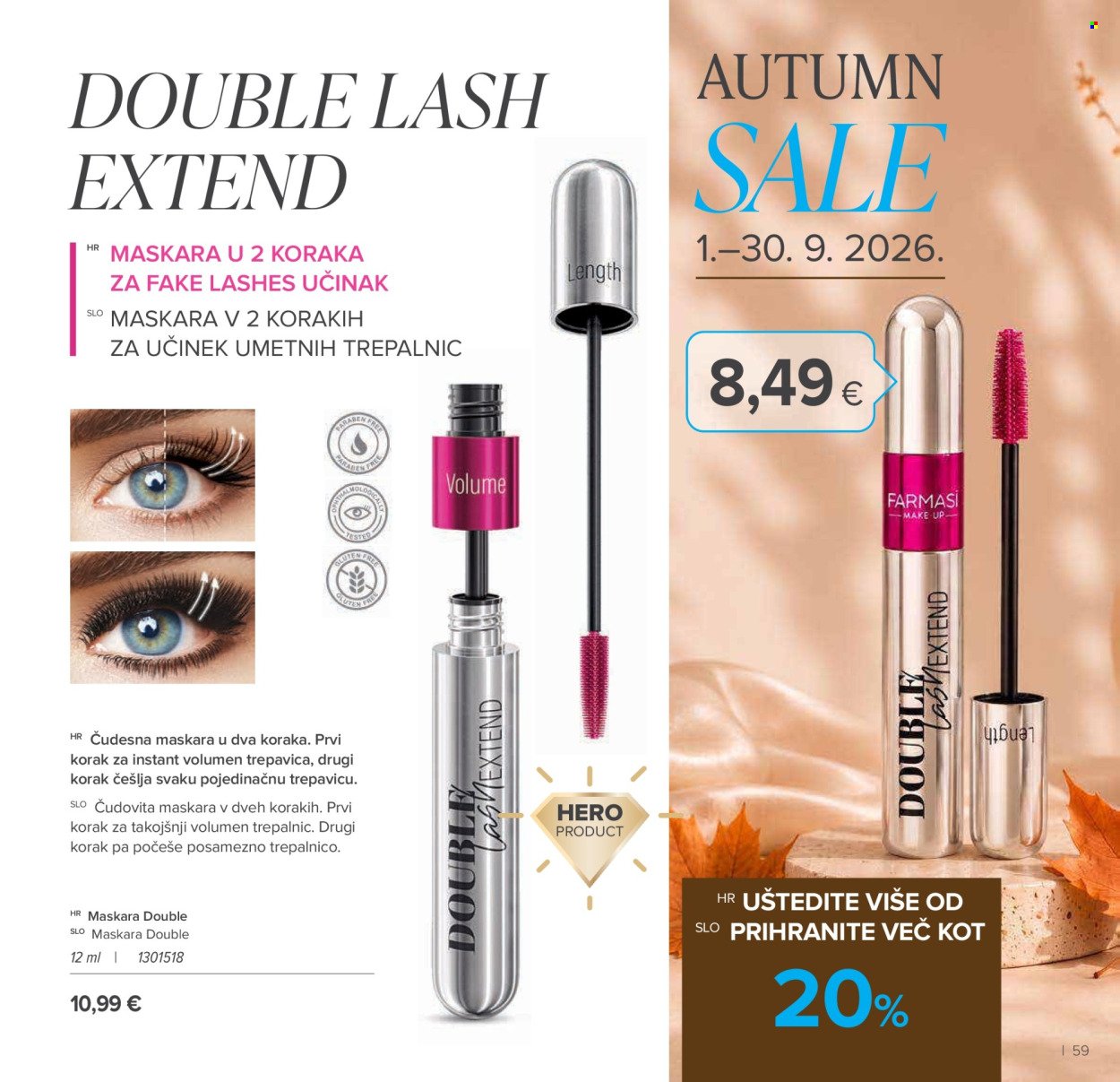 FARMASI katalog - Od utorka 01.09.2026.