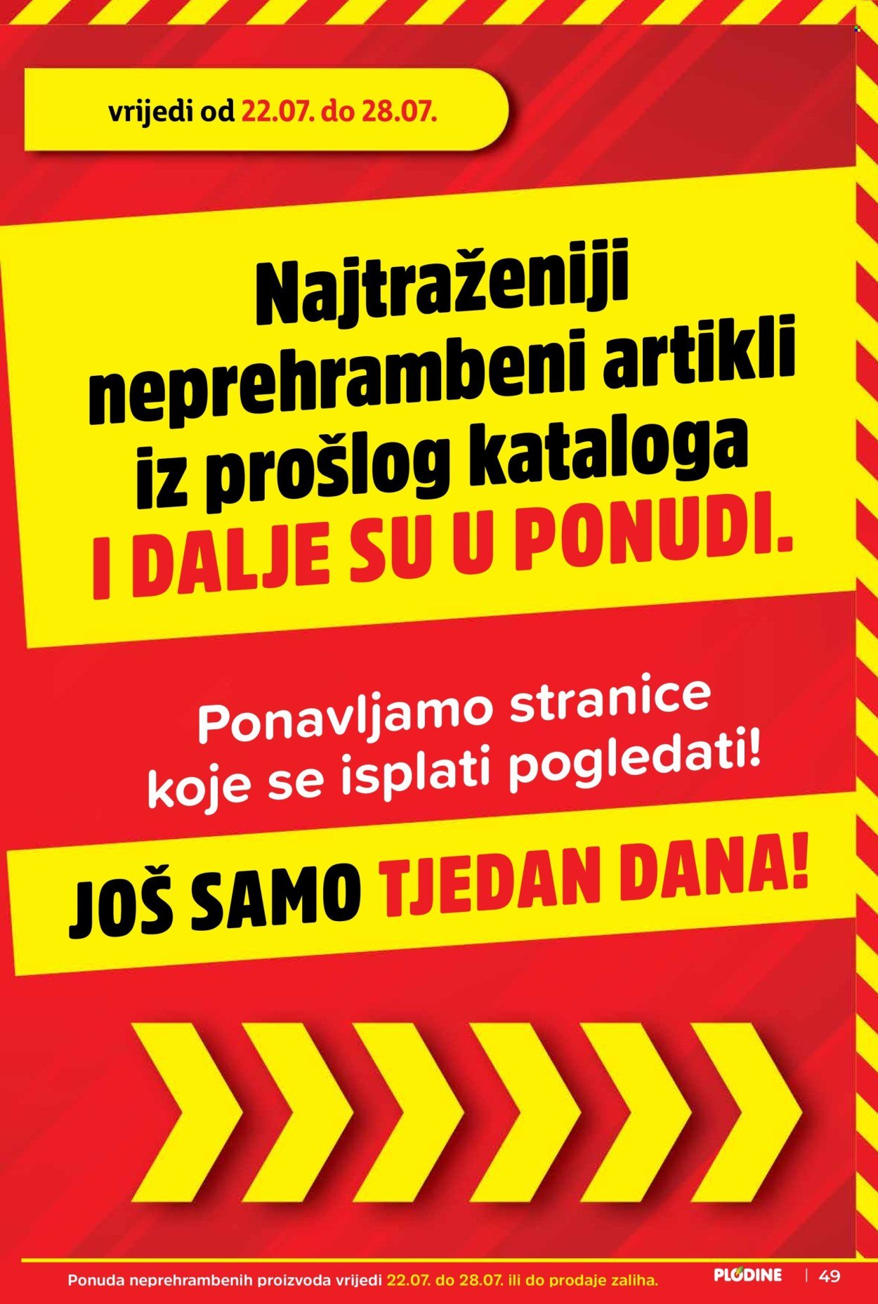 PLODINE katalog - Od srijede 22.07.2026.