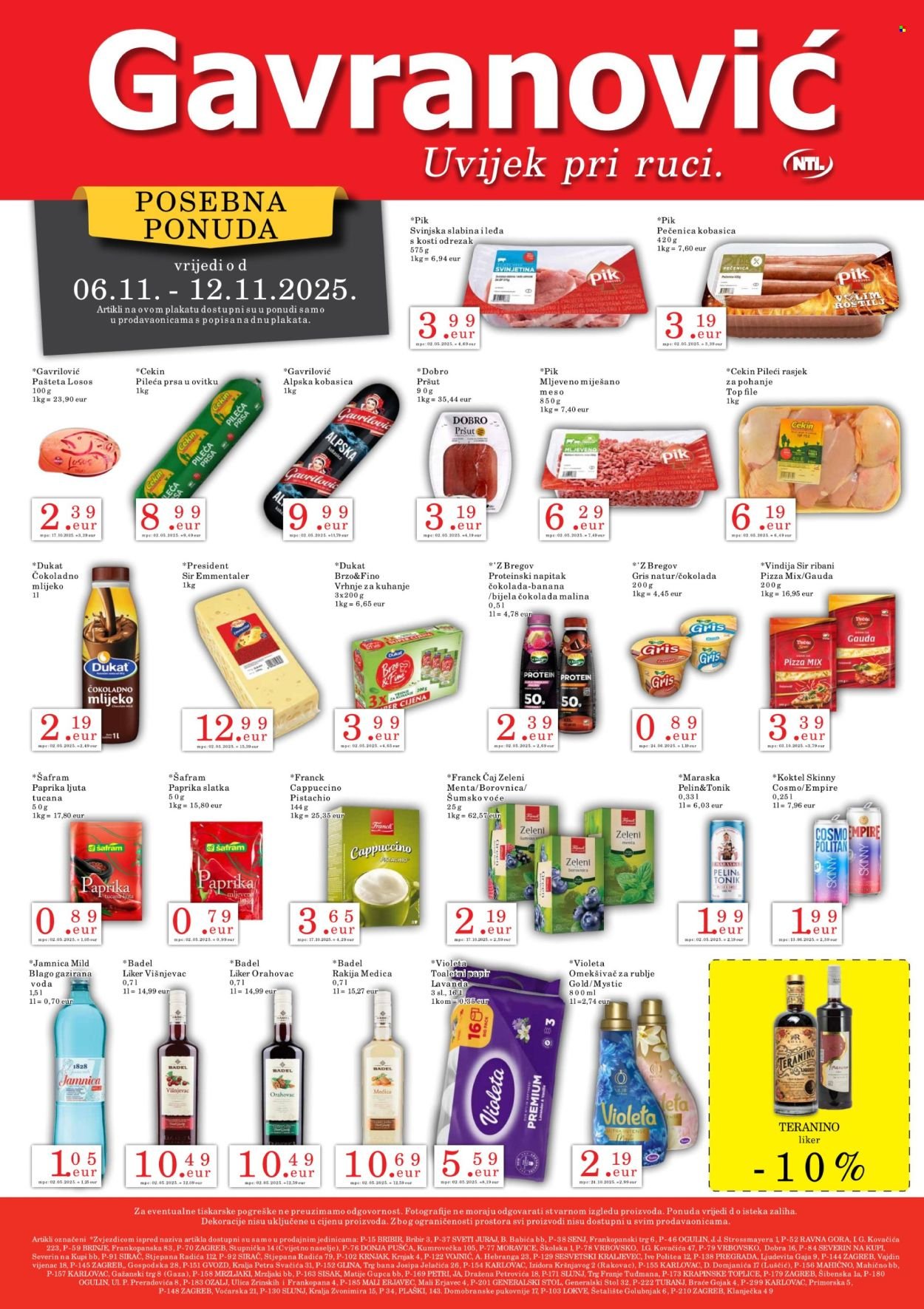 GAVRANOVIĆ katalog - Od četvrtka 06.11.2025.