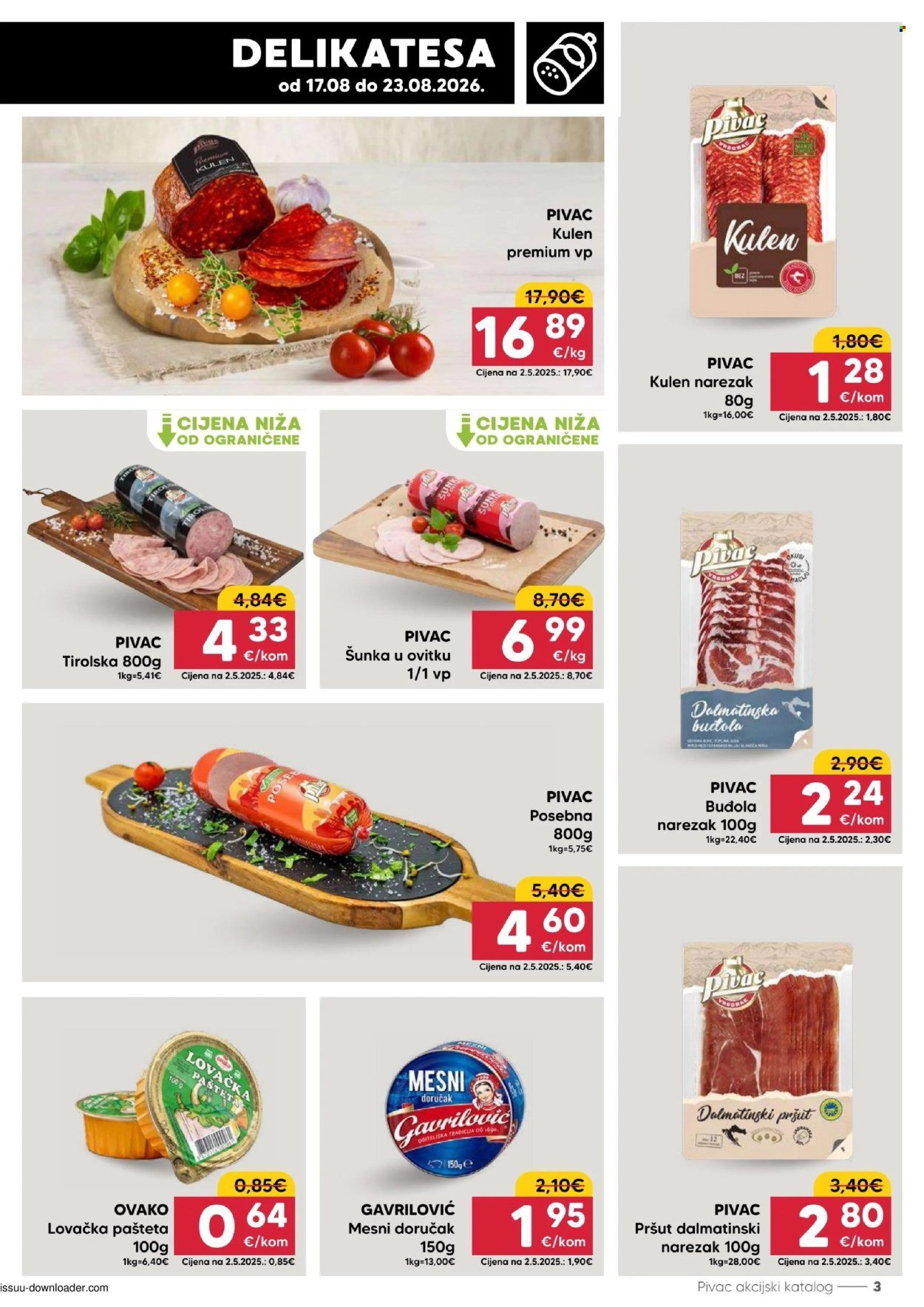 PIVAC katalog - Od ponedeljka 17.08.2026.