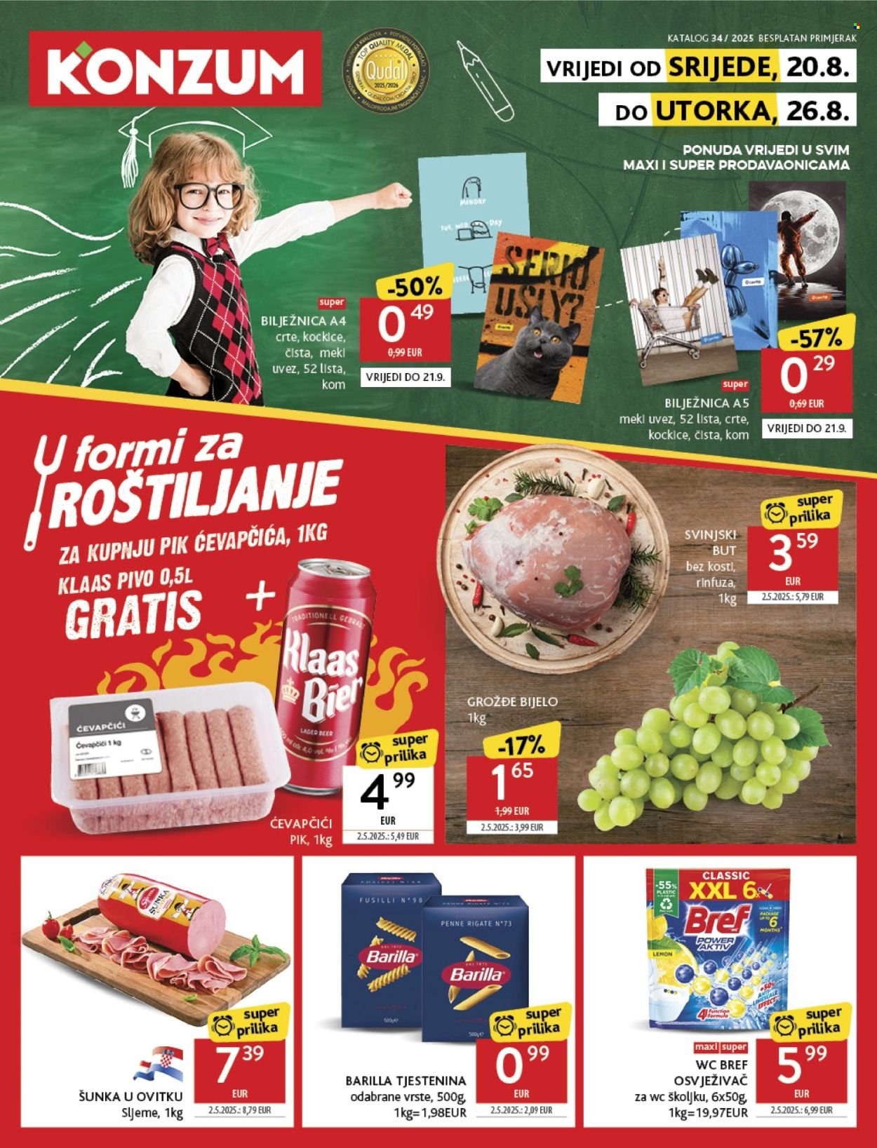 KONZUM katalog - Od srijede 20.08.2025.