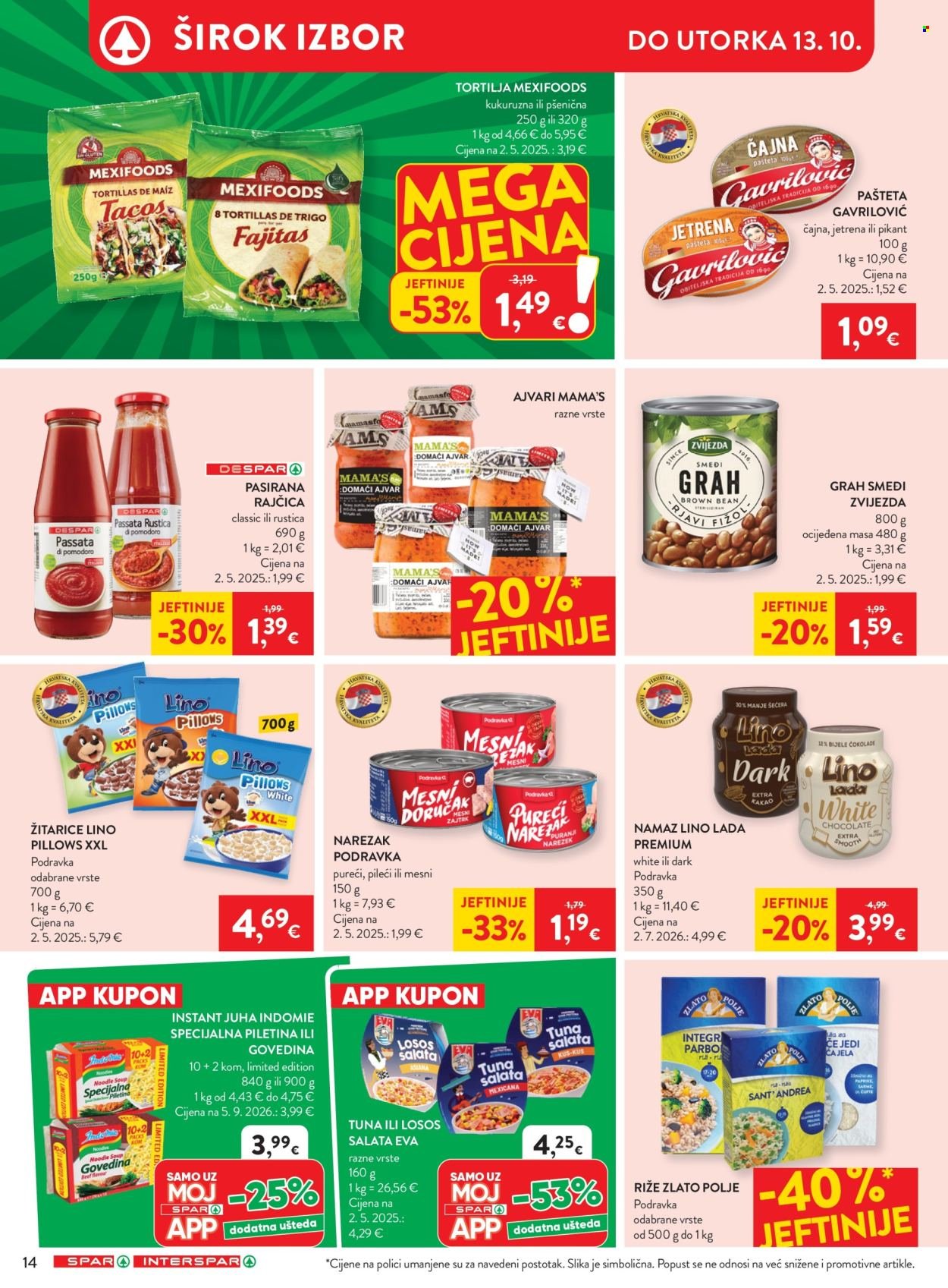 SPAR katalog - Od srijede 07.10.2026.