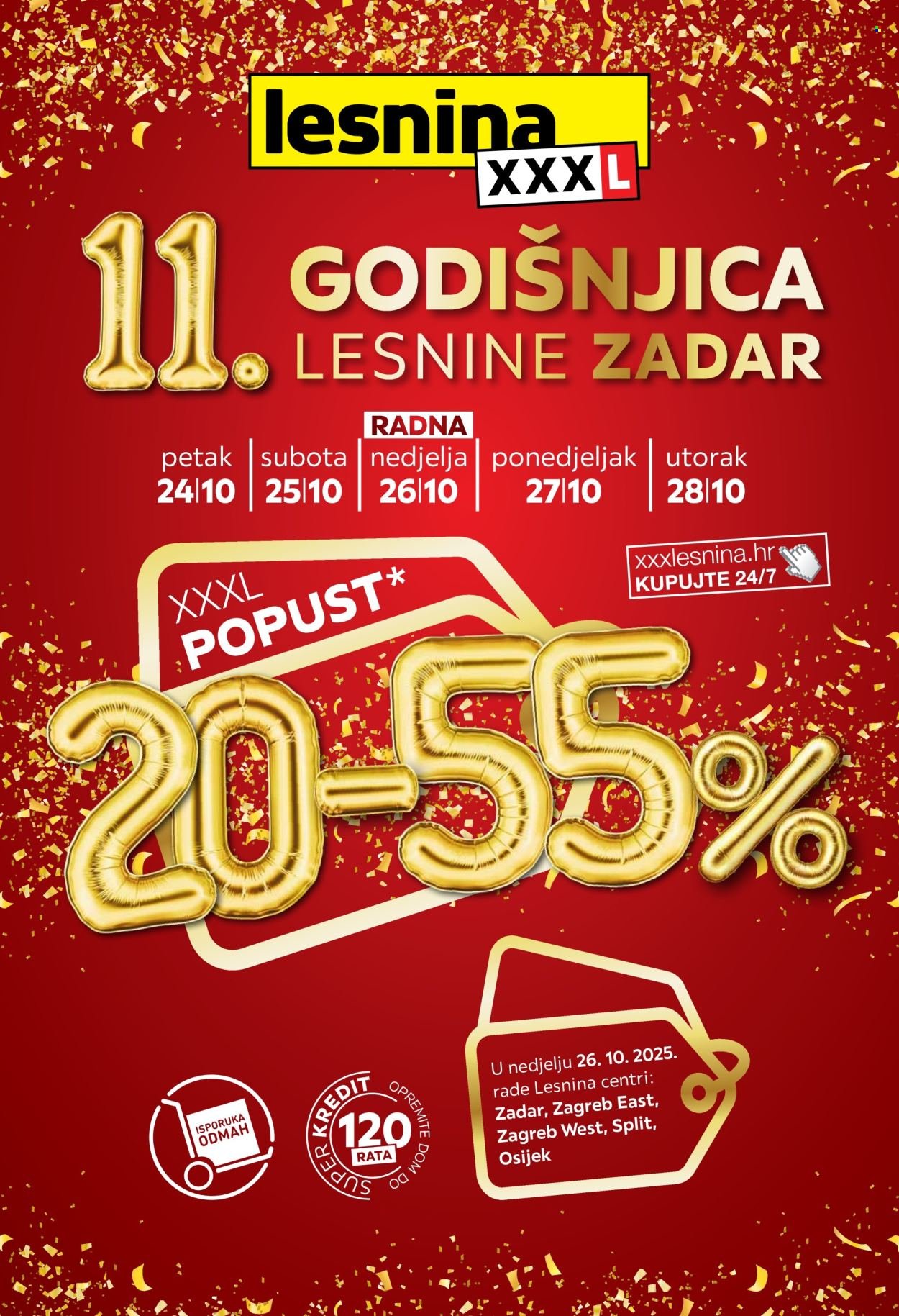 LESNINA katalog - 11 godišnjica Lesnine Zadar