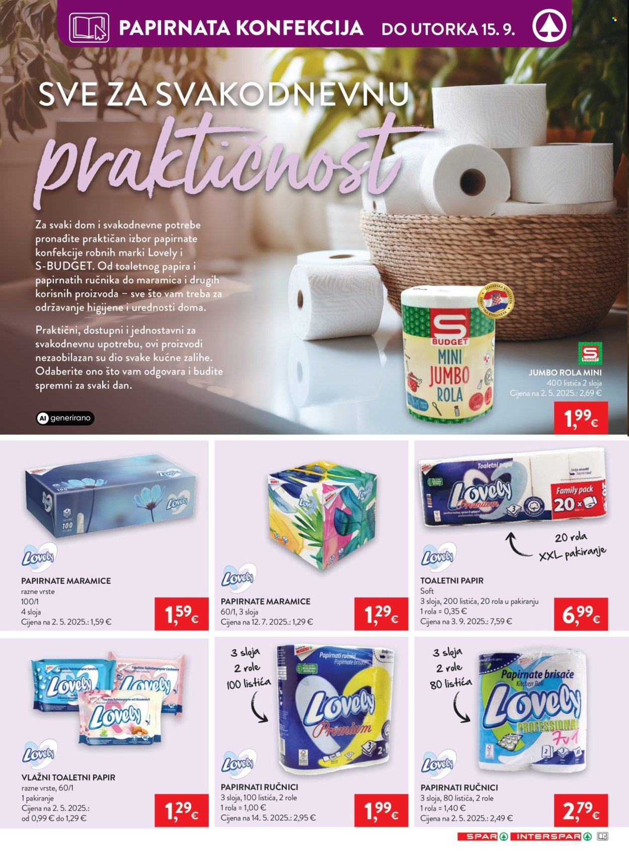 INTERSPAR katalog - Od srijede 09.09.2026.
