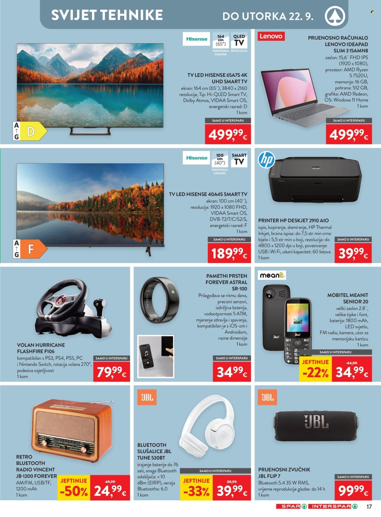 INTERSPAR katalog - Od srijede 09.09.2026.