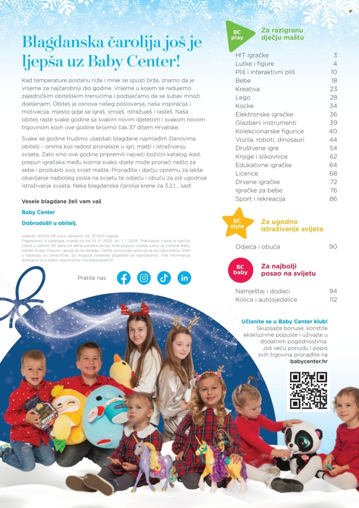 BABY CENTER katalog - Božićni katalog 2025.