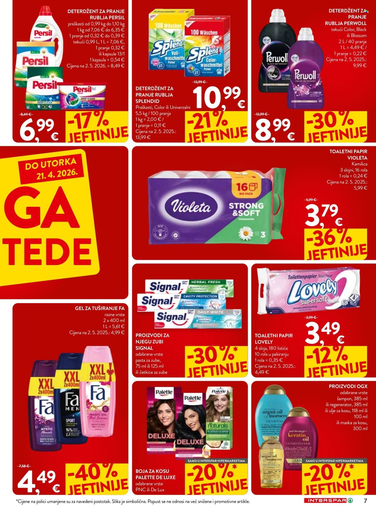 INTERSPAR katalog - Mega bon