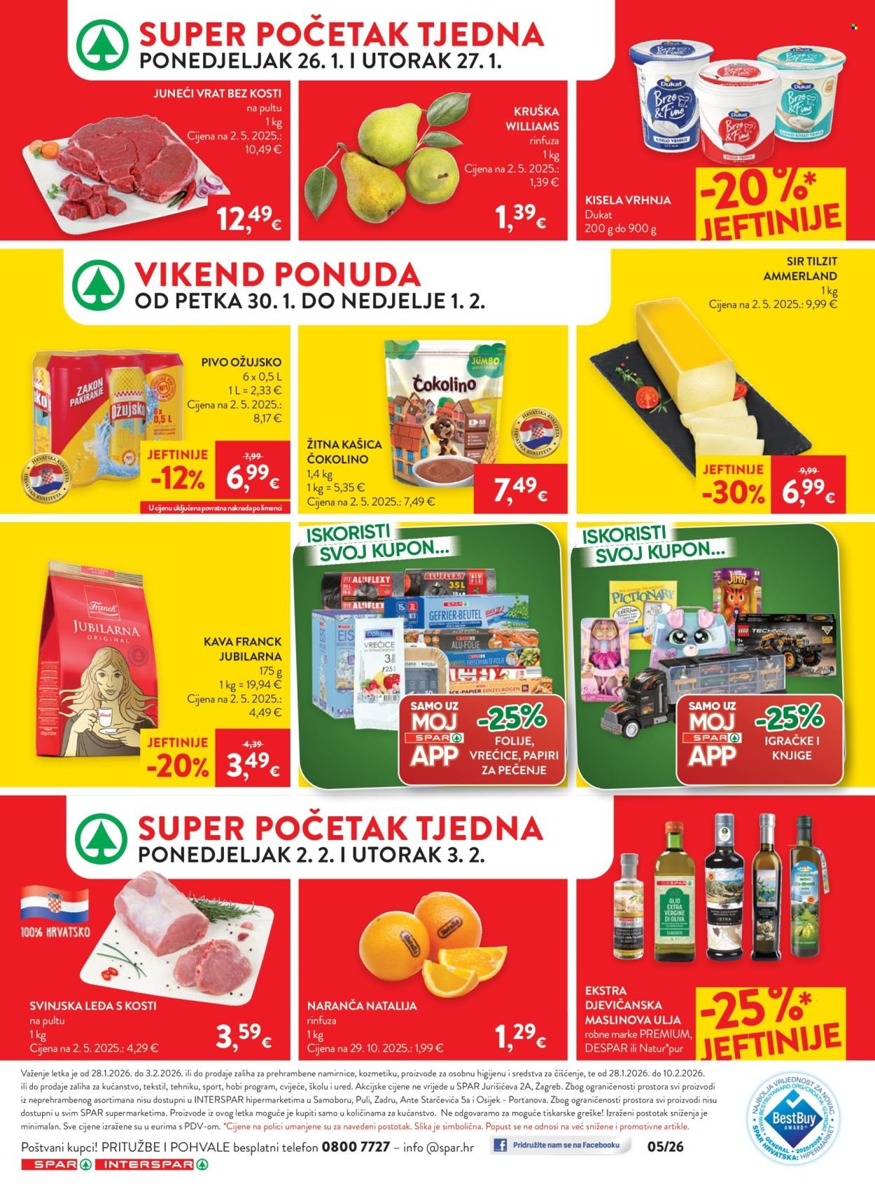 INTERSPAR katalog - Od srijede 28.01.2026.