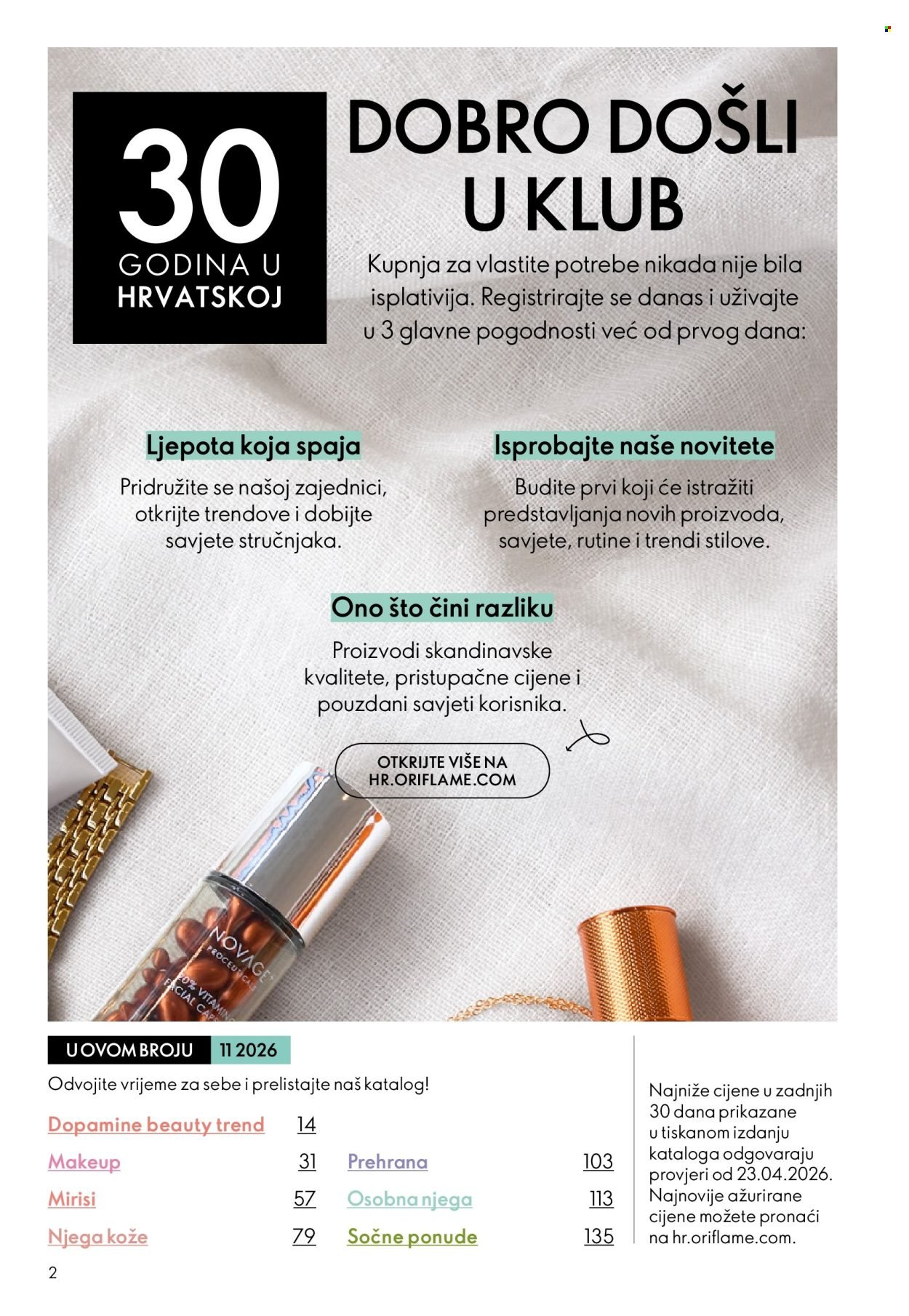 ORIFLAME katalog - Niche Mirise