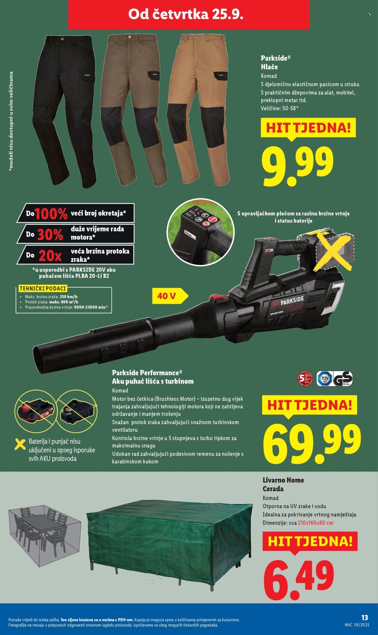 LIDL katalog - Od četvrtka 25.09.2025.